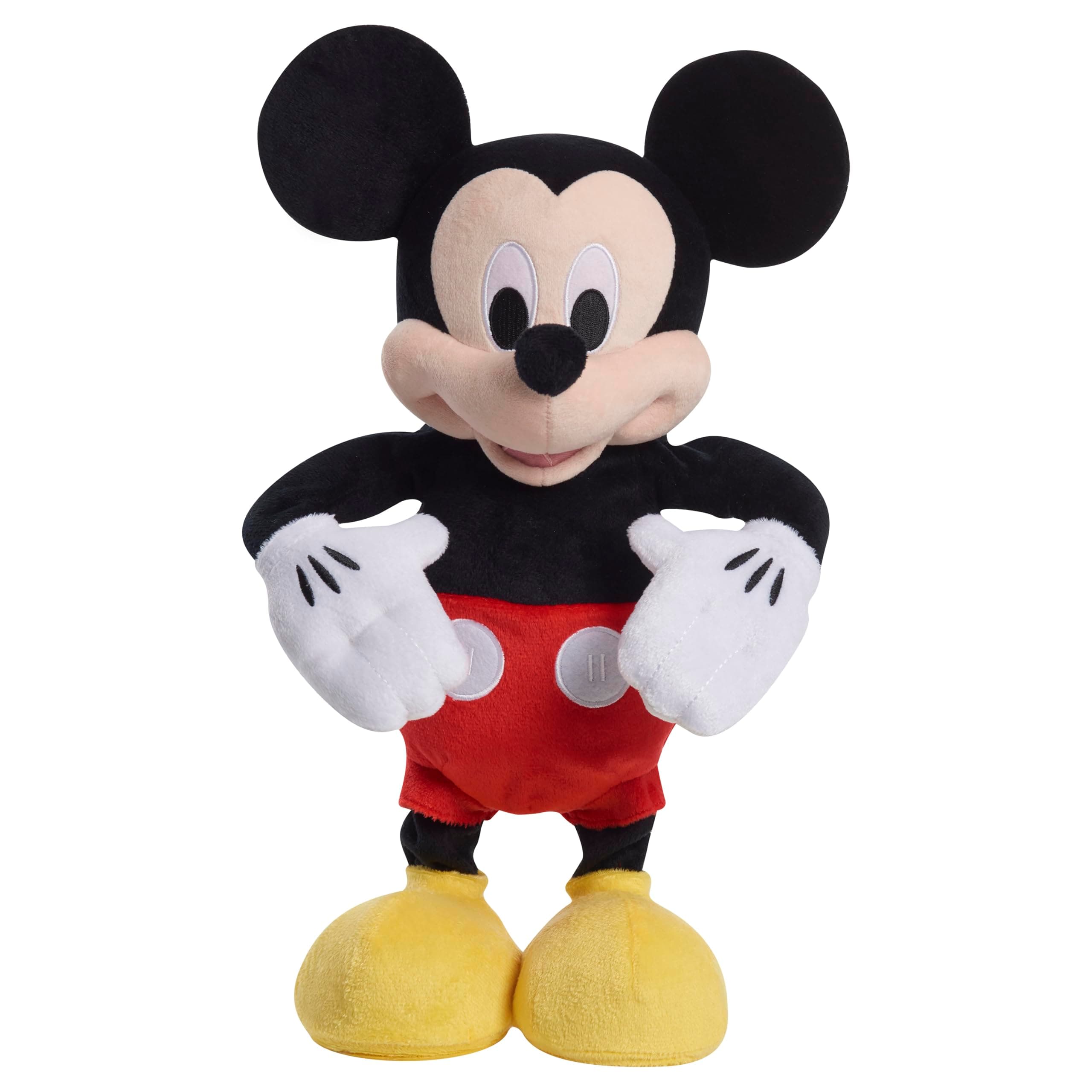 Disney Junior Mickey Mouse Hot Diggity Dance Mickey Feature Plush, Motion, Sounds, and Games, Officially Licensed Kids Toys for Ages 3 Up by Just Play