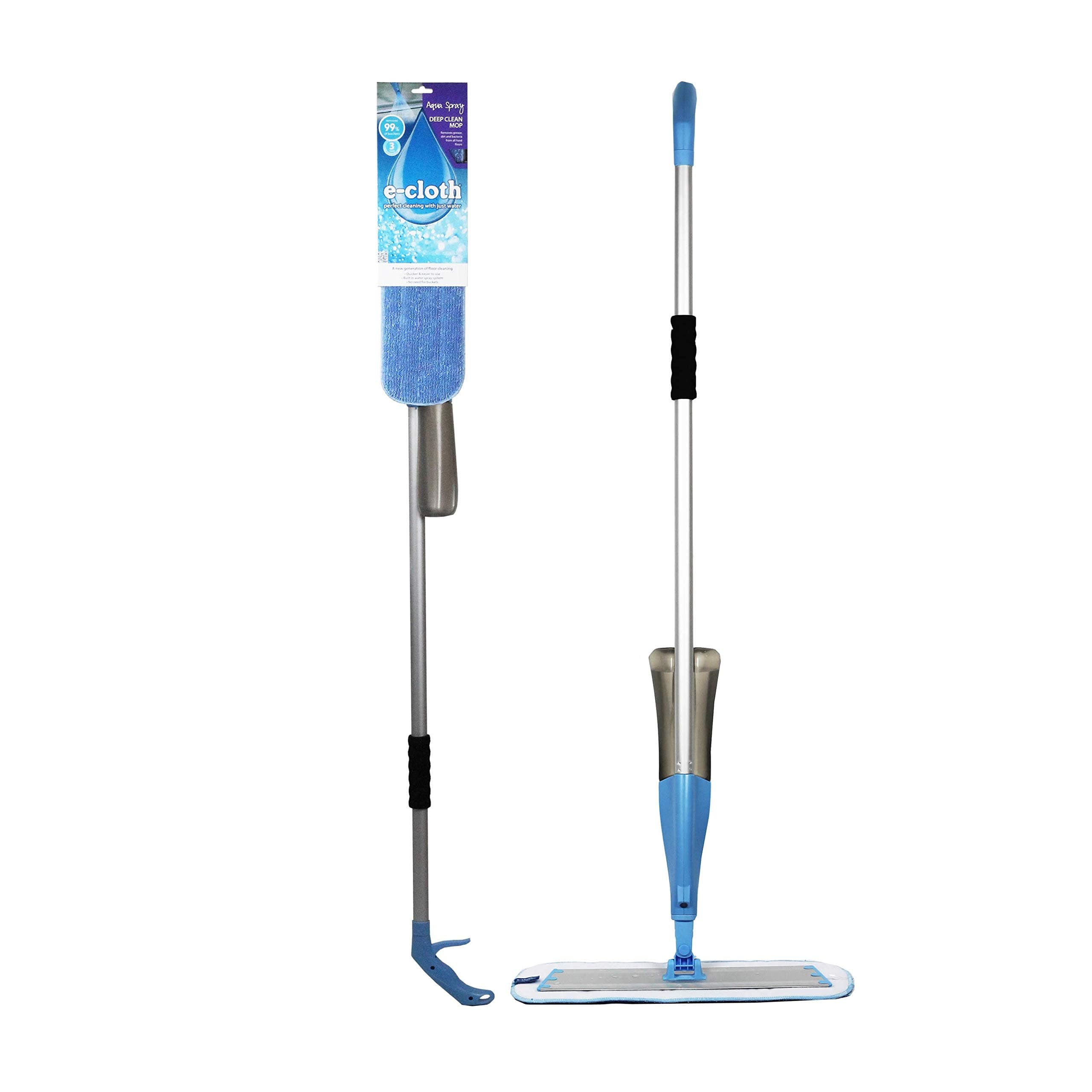 e-cloth Aqua Spray Deep Clean Mop,Blue,1.5m