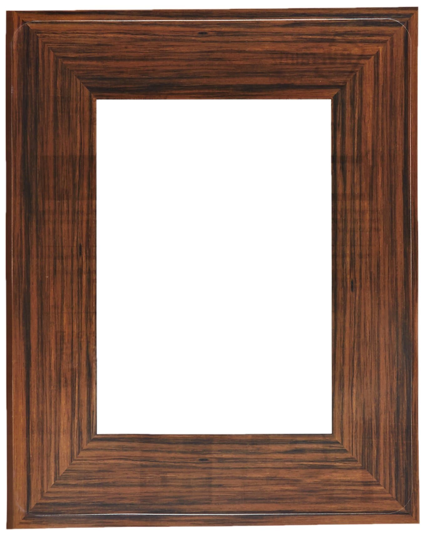 Fodeez Frames RV-57-01-WOOD Classic 5 x 7 Inches Display Area Peel and Stick Adhesive Picture Frame/Dry Erase Board Wood Grain