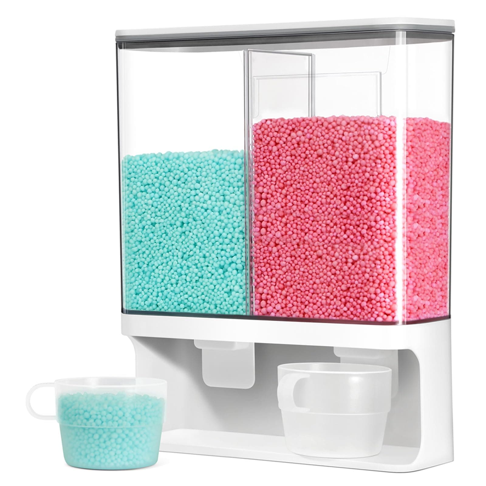 Conworld Laundry Detergent Dispenser, Scent Booster Beads Dispenser for Laundry Room Organization, Suitable for Beads, Stain Remover Powder