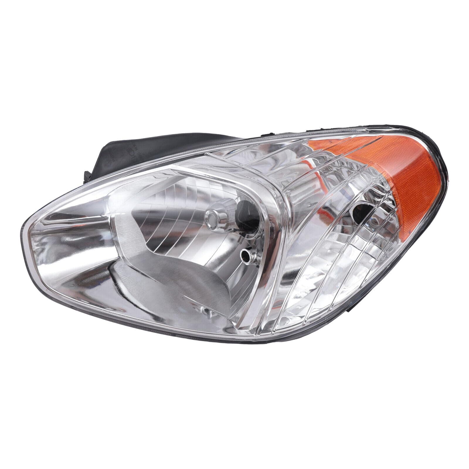 Halogen Headlights, Front Left Side Headlamp for 2006-2011 Hyundai Accent, OEM 921011E010 921021E010 (Driver Side)