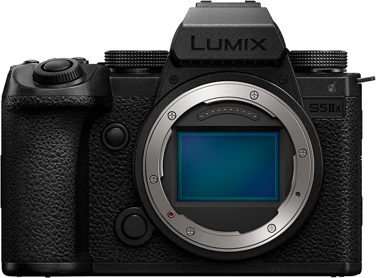 LUMIX S5IIX Mirrorless Camera, 24.2MP Full Frame with Phase Hybrid AF, New Active I.S. Technology, 5.8K Pro-Res, RAW Over HDMI, IP Streaming - DC-S5M2XBODY