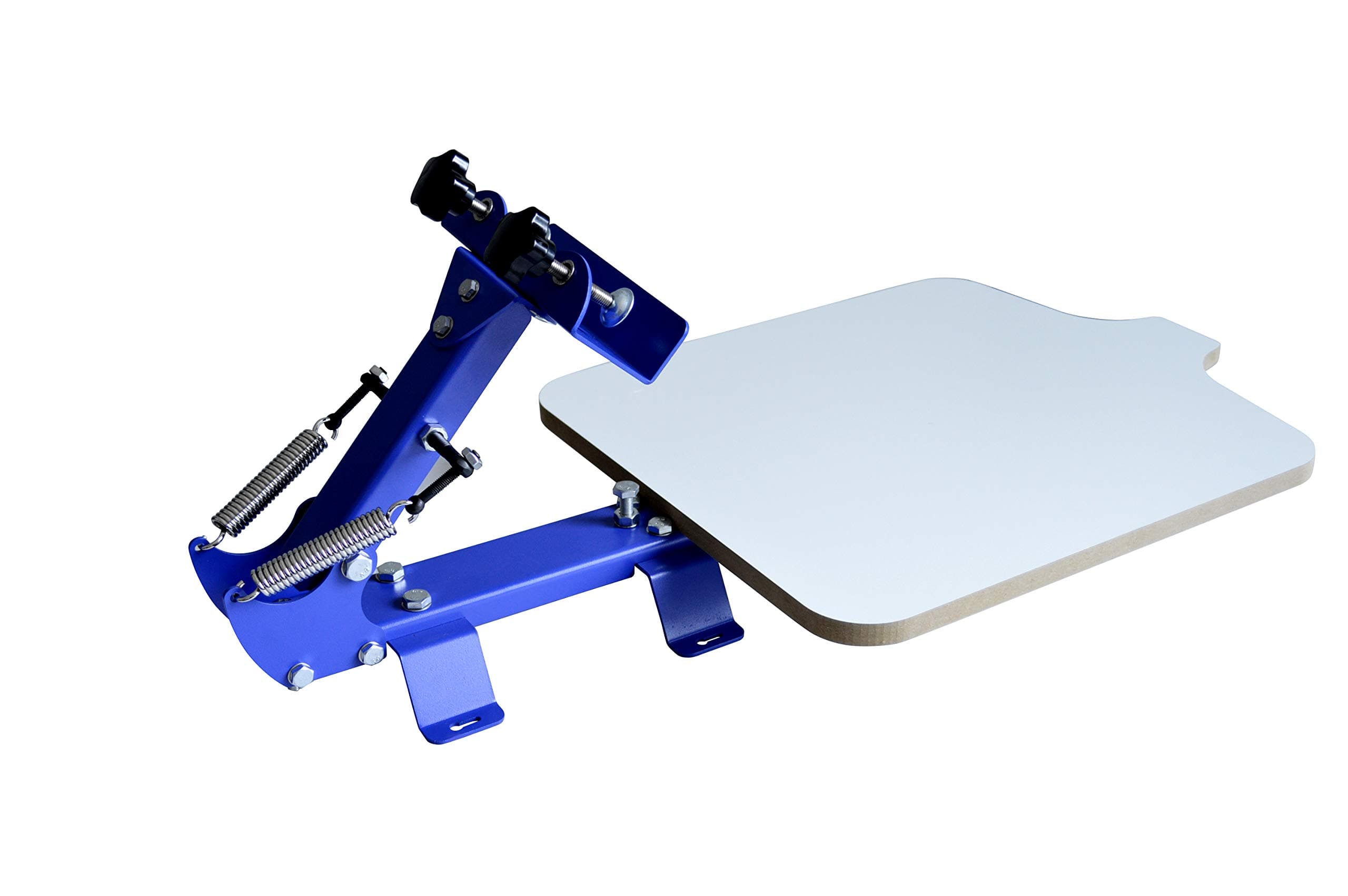 Techtongda 1 Color 1 Station Screen Printing Table Press Kit Machine Silk Screening Pressing for T-Shirt DIY Printing Removable Pallet