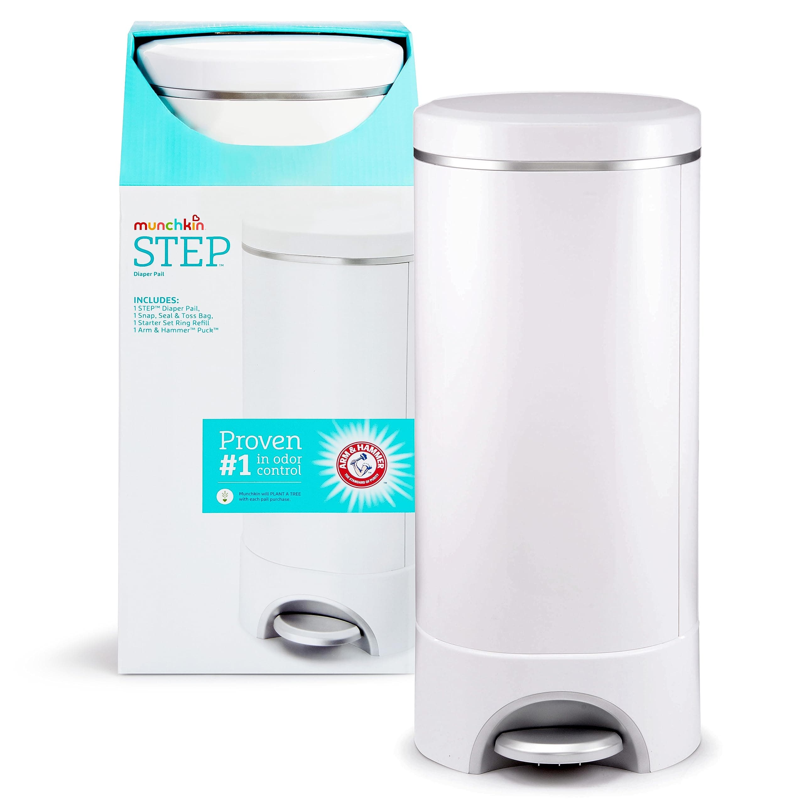 Munchkin Step Diaper Pail Powered by Arm & Hammer