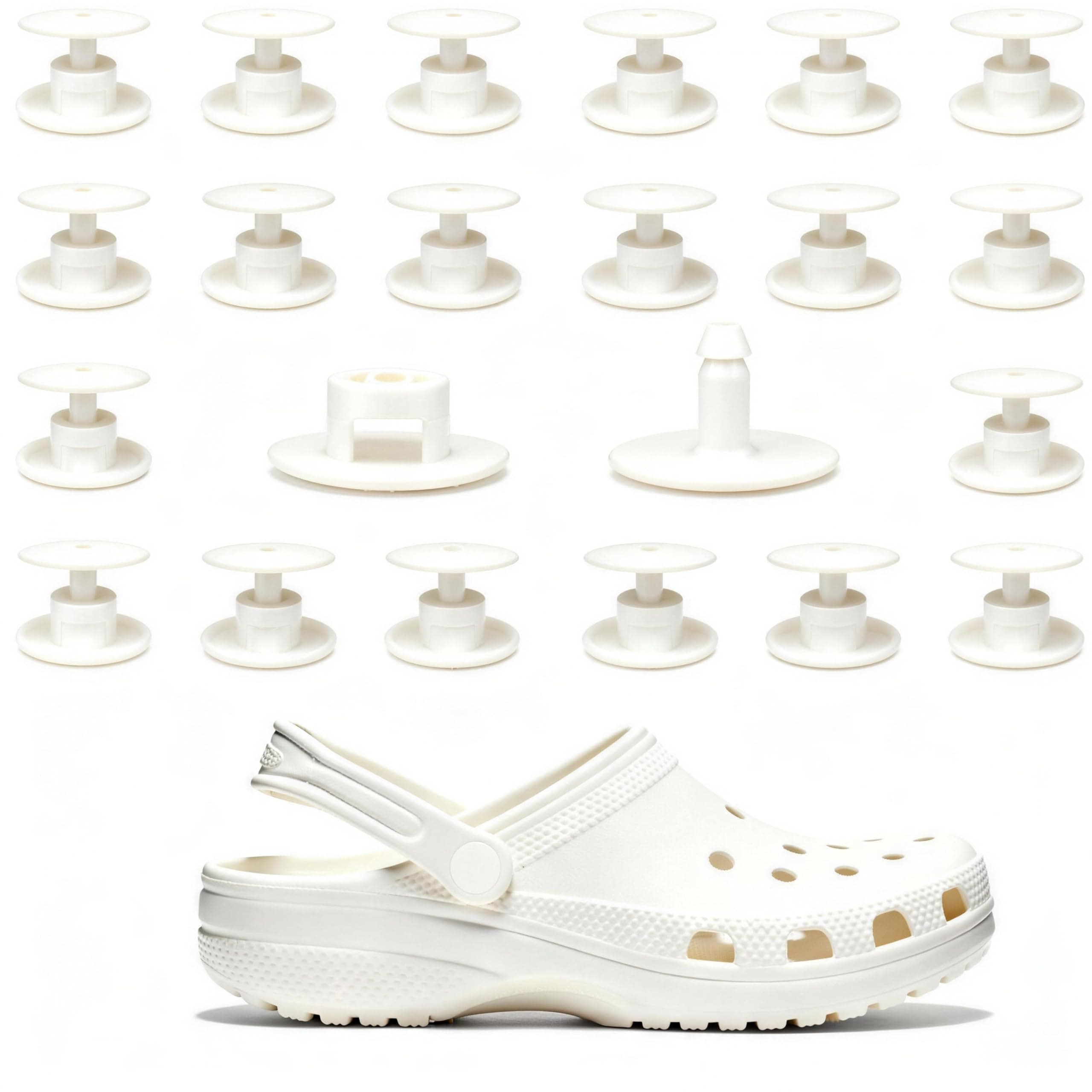 24 Sets Replacement Rivets for Crocs, Replacement Parts for Crocs Shoe