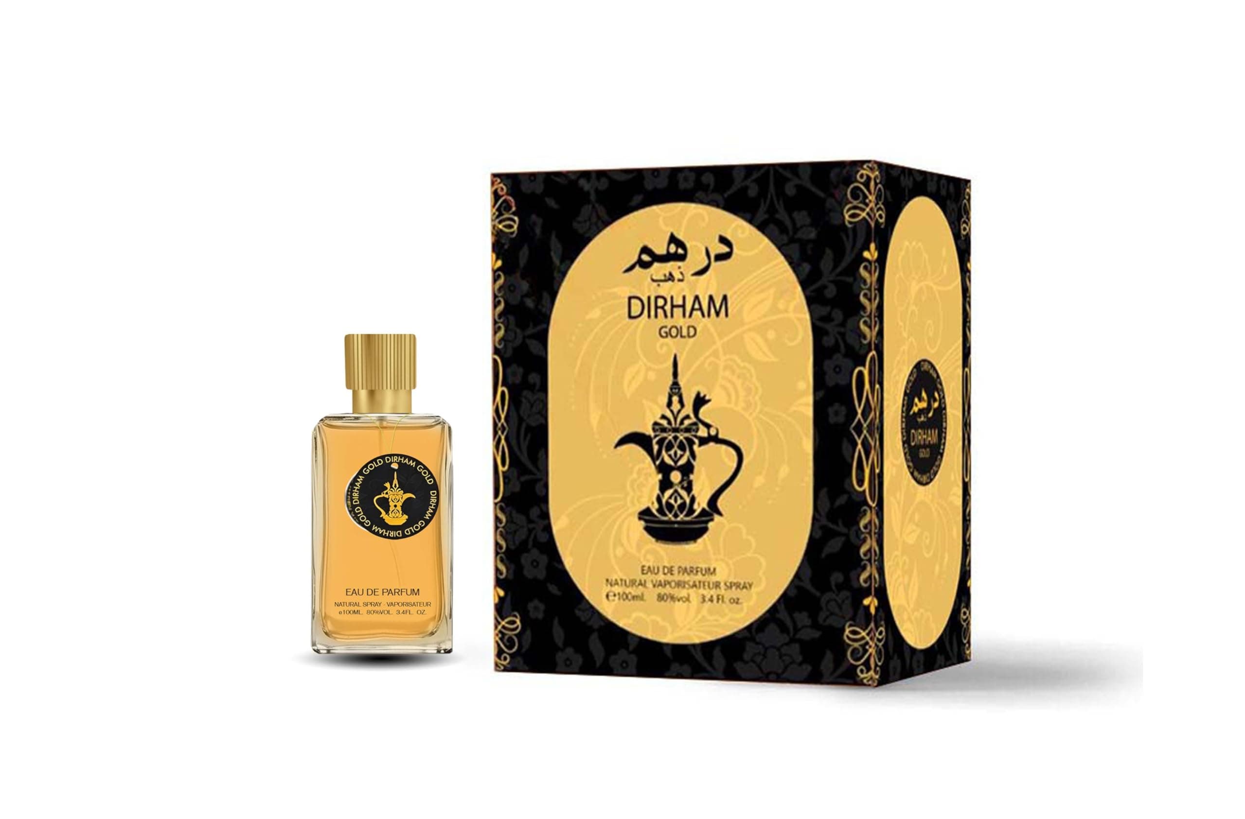 DIRHAM GOLD perfume arabic 100 ml - Luxury Eau de Parfum. Unisex Arabic Perfume, dirham perfume, perfume arabic