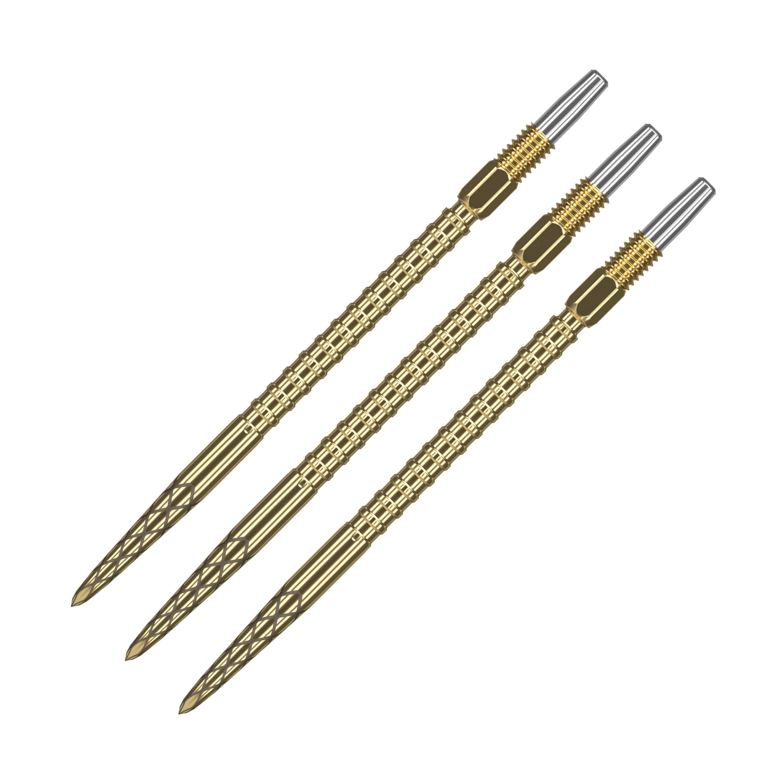 TARGET Darts Swiss Point DS Dart Points (3 Pack Set of Tips) – 26mm/30mm/35mm/40mm – Gold/Silver/Black SP – Change Dart Swiss Point, Professional Darts Accessories, Dart Tip Removal