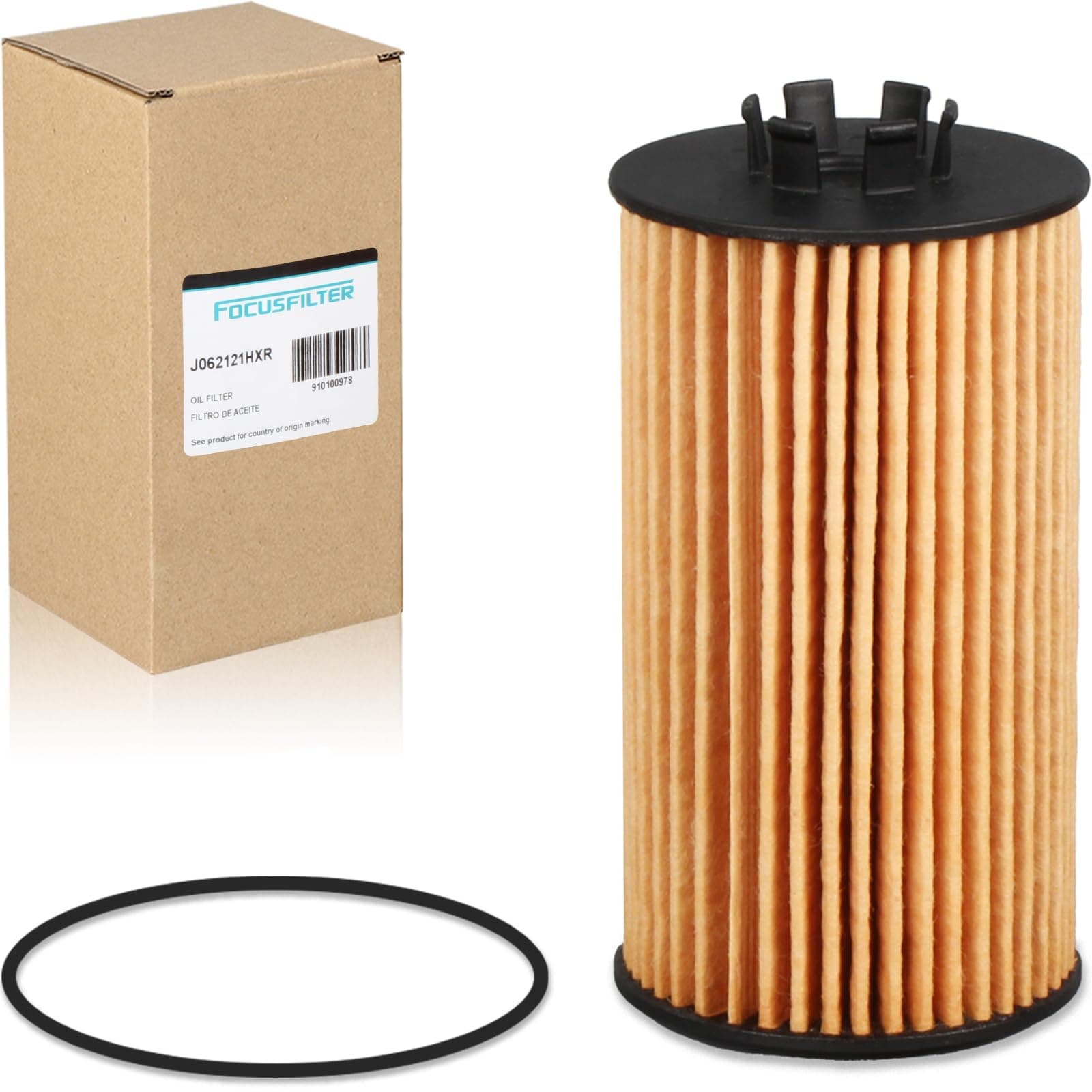 FOCUSFILTER 12730579 PF2270G OEM Grade Engine Oil Filter Kit, with Cap Seals, Compatible with Chevrolet Corvette Z06 5.5L V8 - Gas 2023-