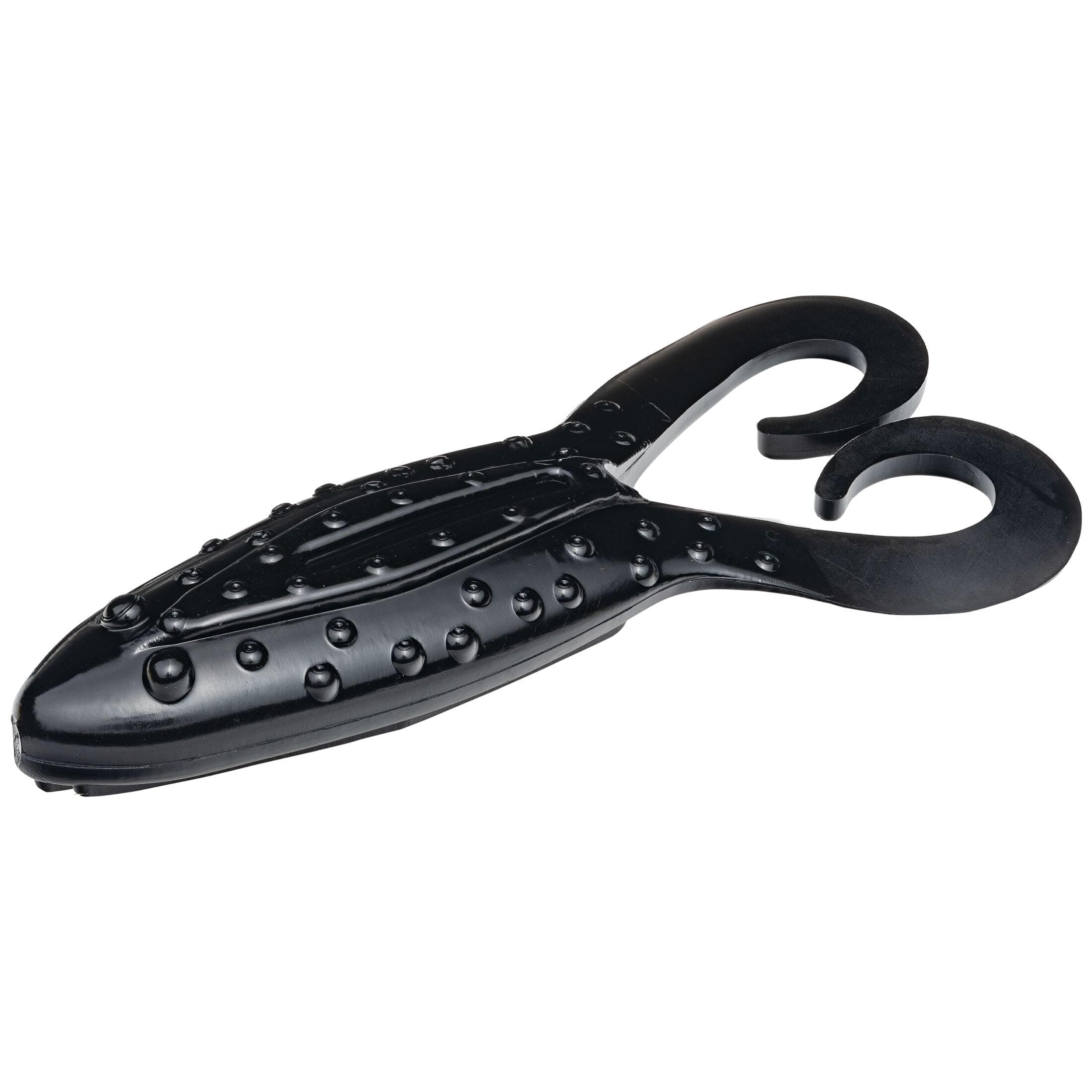 Lures, Gurgle Toad Soft Bait Lure, 4"" Length, Black, Package of 5" (GT-210)