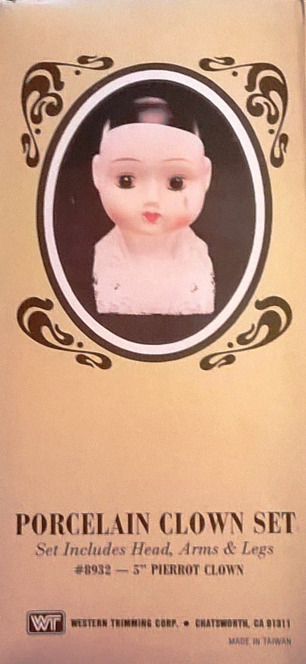 Porcelain Pierrot Clown Set