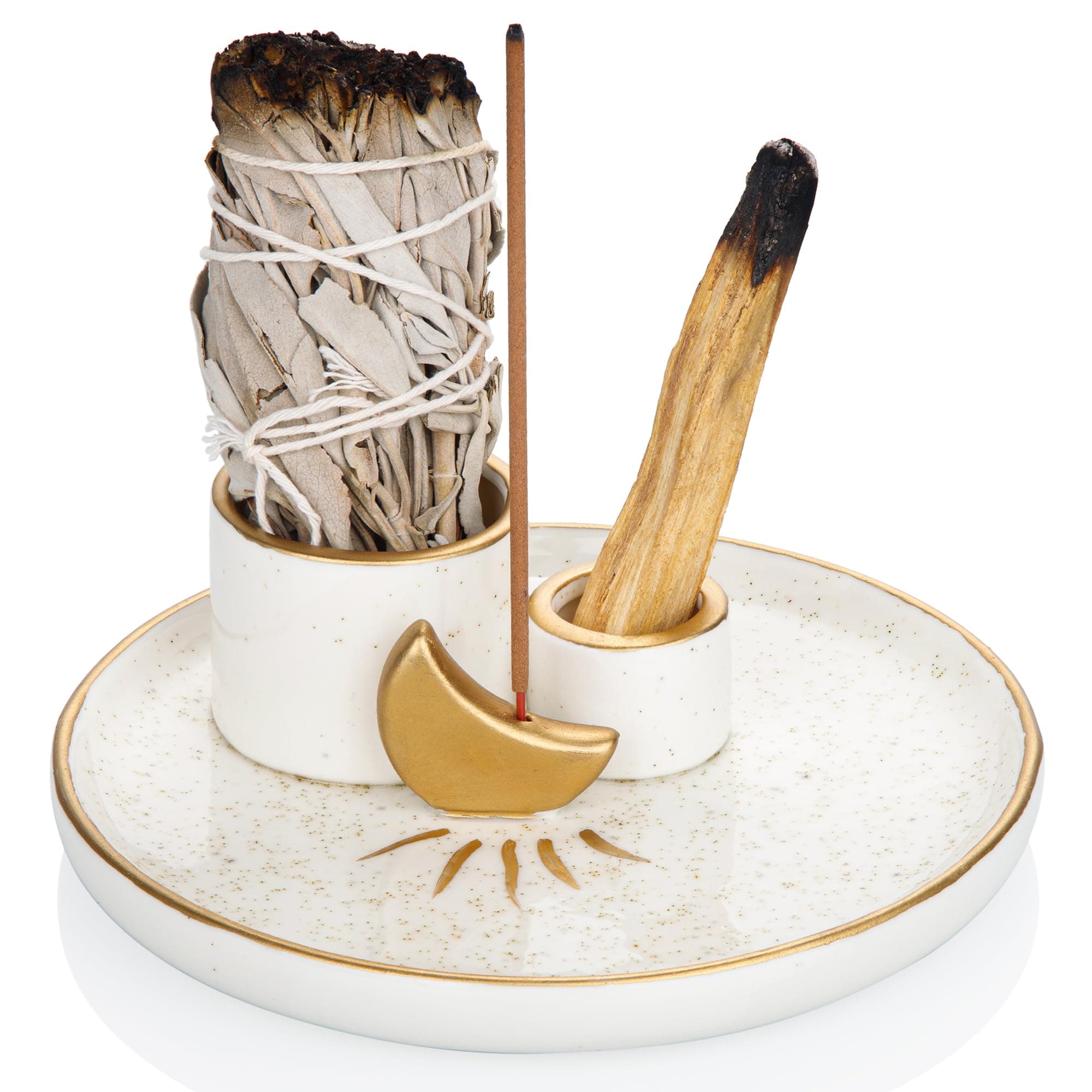 Ceramic 5 in 1 Incense Holder