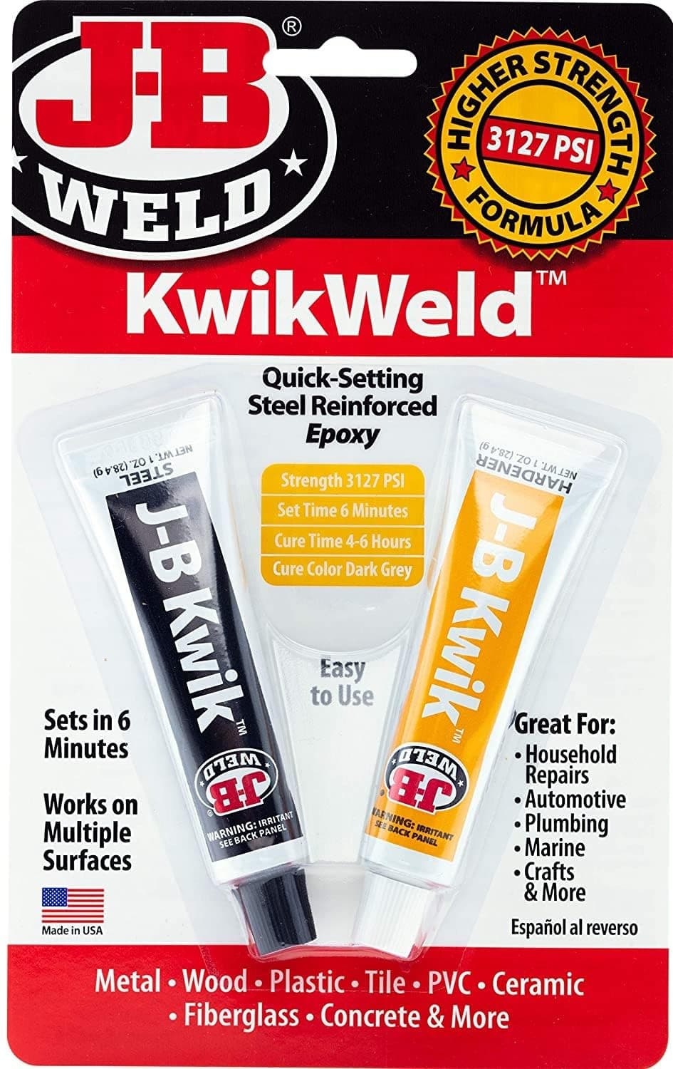 KwikWeld Quick Setting Steel Reinforced Epoxy