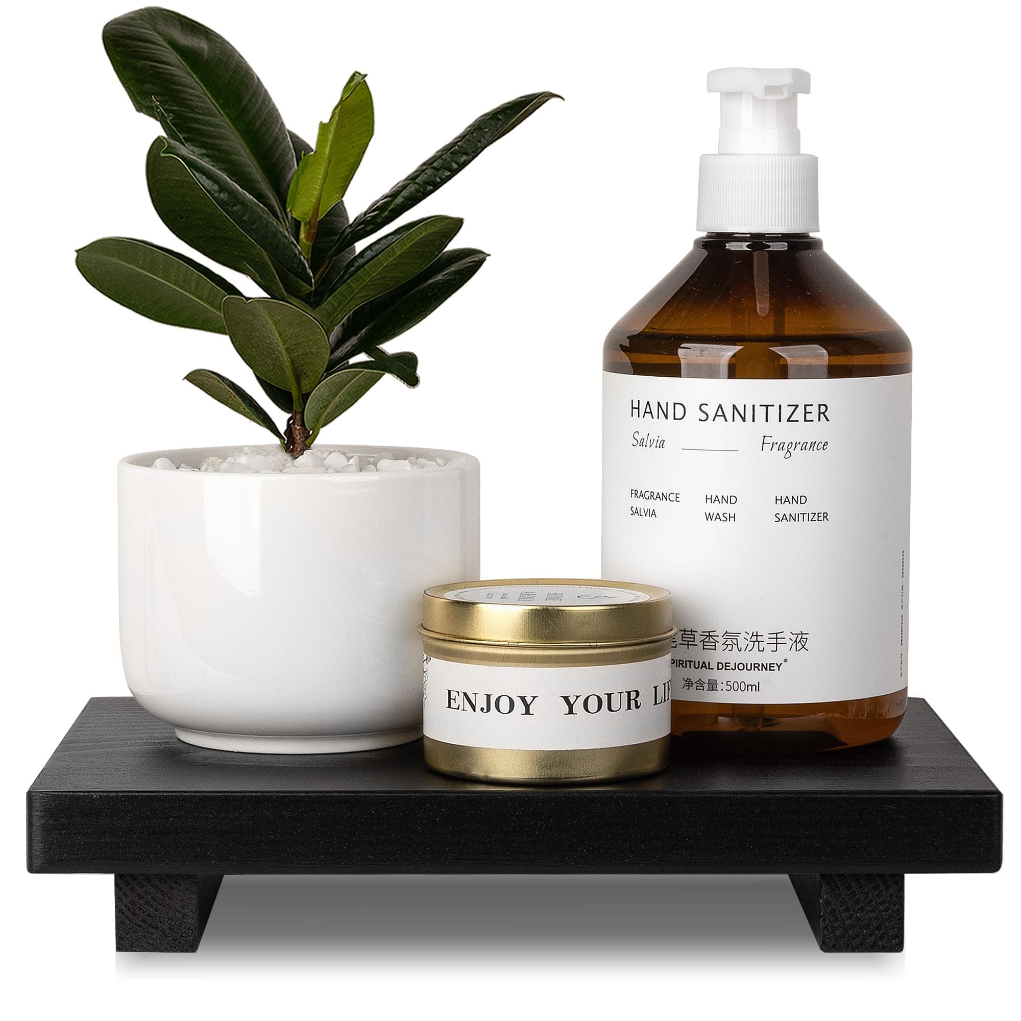 Black Decorative Tray