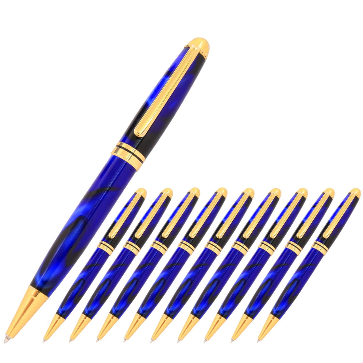 European Pen Kit - Gold, 10 Pack