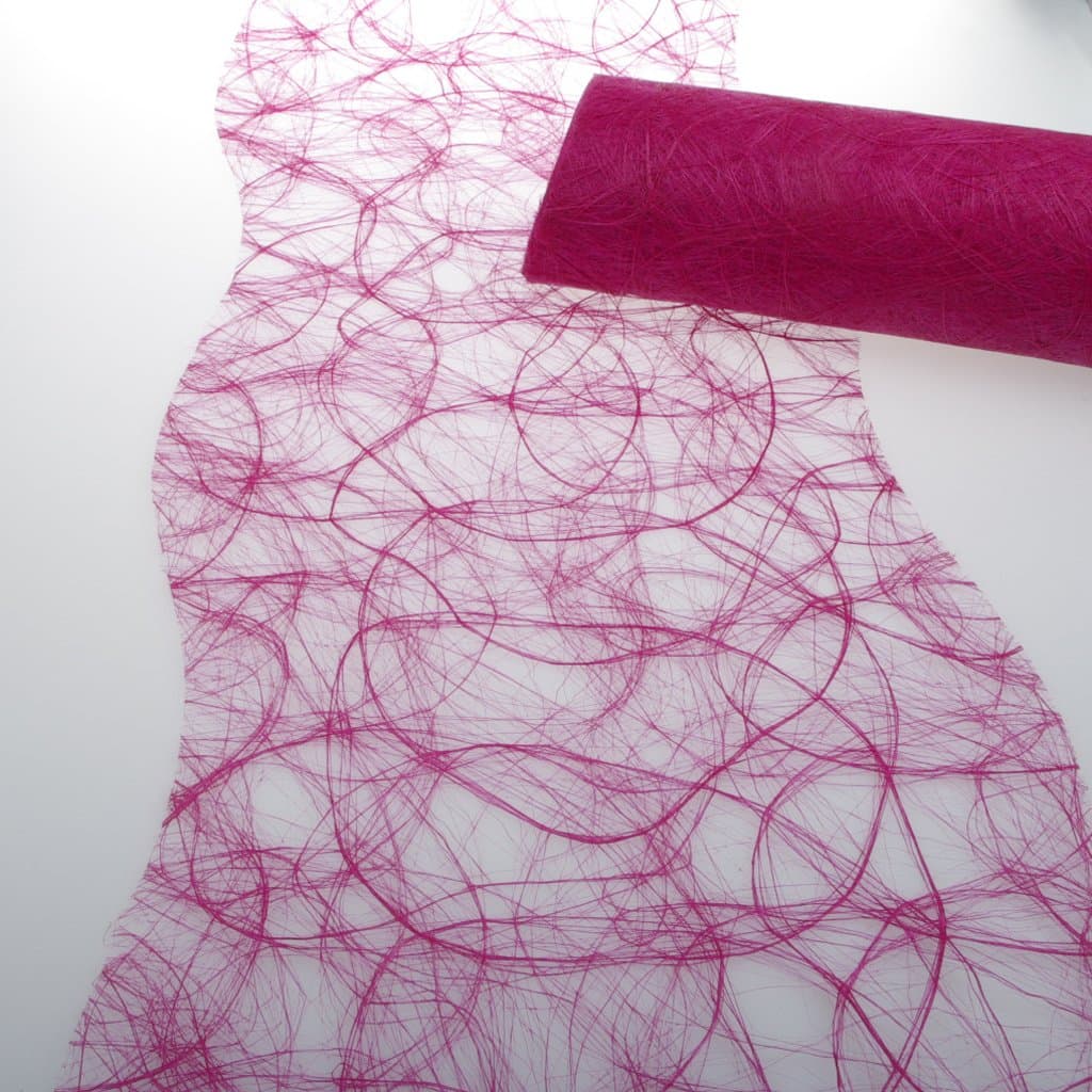 Deko AS GmbHSIZOWEB Table Runner Approximately 25 cm Roll 25 Metres Pink Scalloped Edge 64 W 019 DVD-R