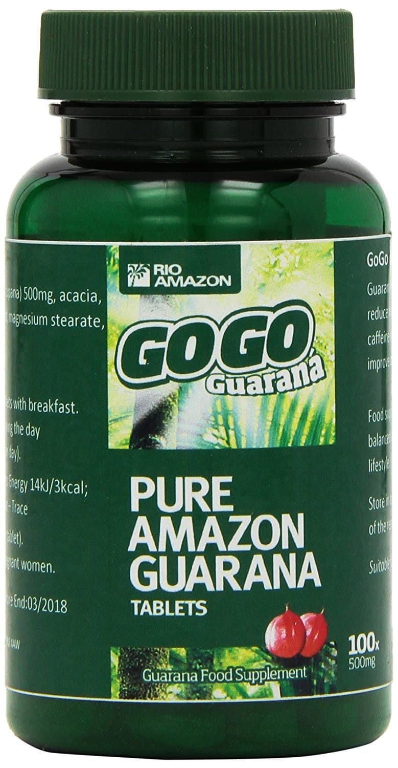 Organic Guarana 500mg x 100 Tablets