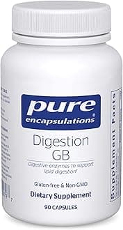 Pure Encapsulations Digestion GB | Digestive Enzyme Supplement to Support Gall Bladder and Digestion of Fat, Carbohydrates, and Protein* | 90 Capsules