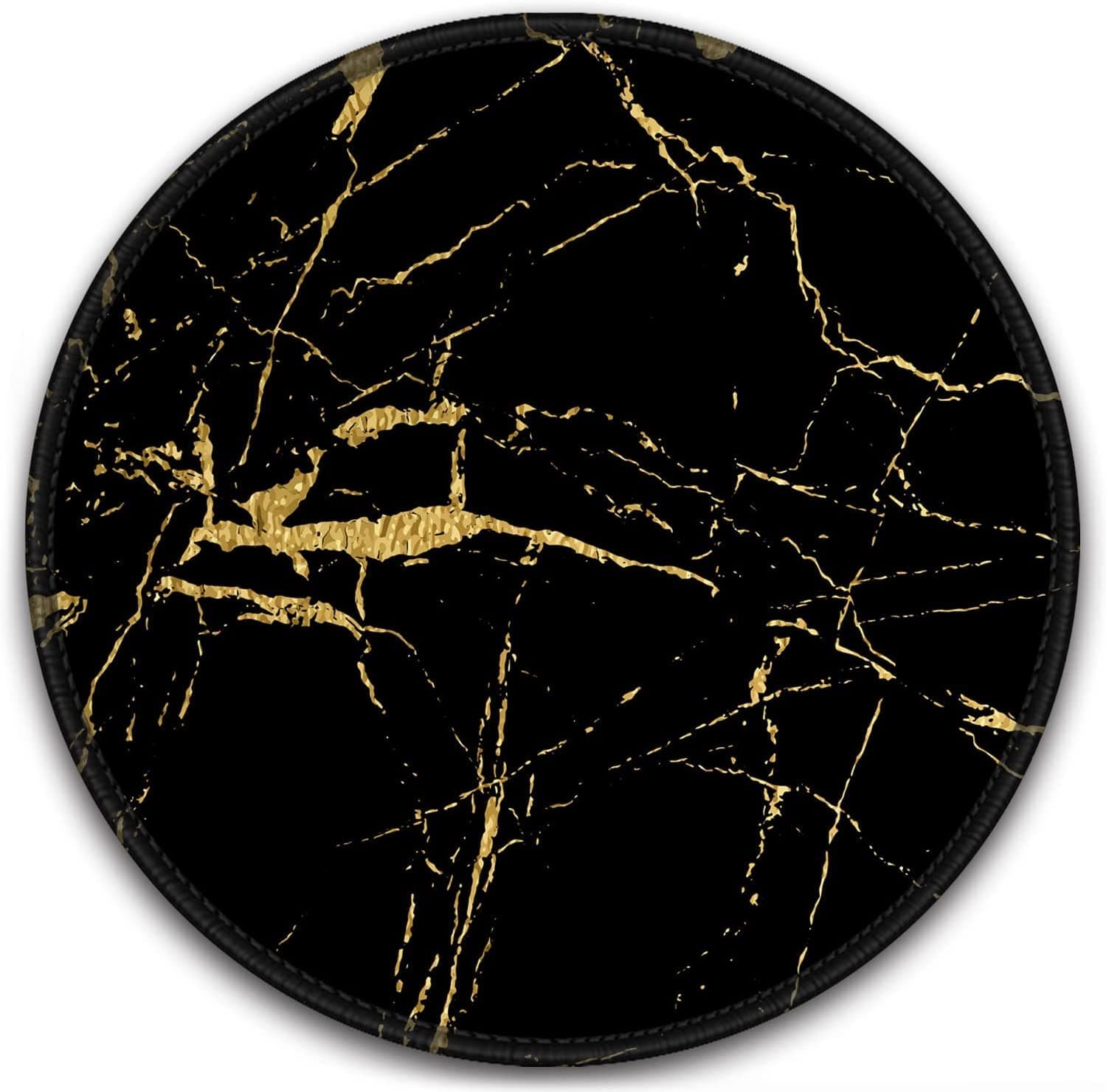 Amazon Brand - Wehilion Gaming Mouse Mat, Size 7.9 x 9 Inches, Round Rubber Base, Ultra Smooth Mouse Pads for Wireless Mouse, Laptop, Computer, Home, YXKTSBD14, 7.9 x 7.9 x 0.1 Inches