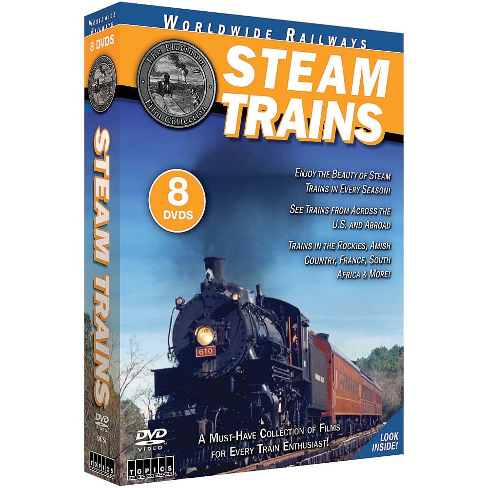 Steam Trains 8-DVD Collection