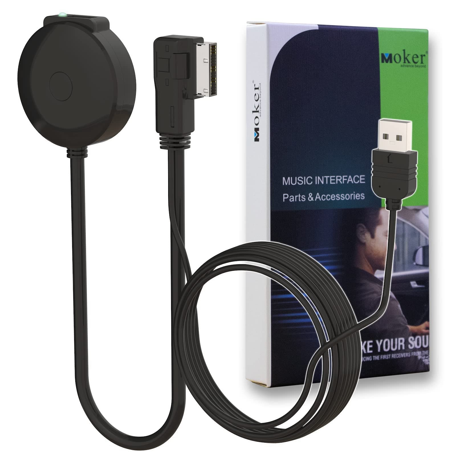 AMI MMI Bluetooth Streaming Adapter for Audi and VW,Works with Apple iPhone iPod Android Bluetooth Capable Devices CSR Chipset Enjoy HiFi Music