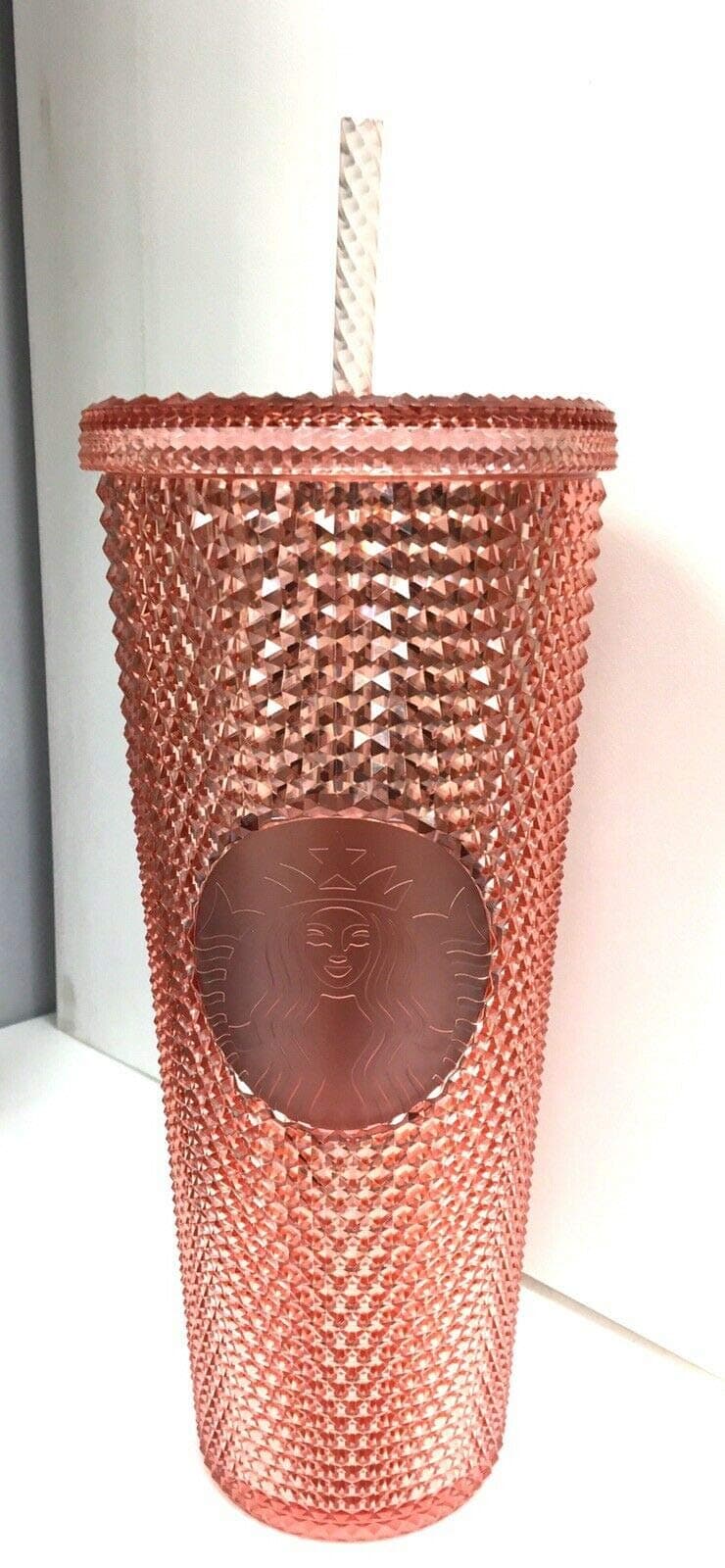 Starbucks Rose Gold Iridescent Cold Cup 24 Ounce