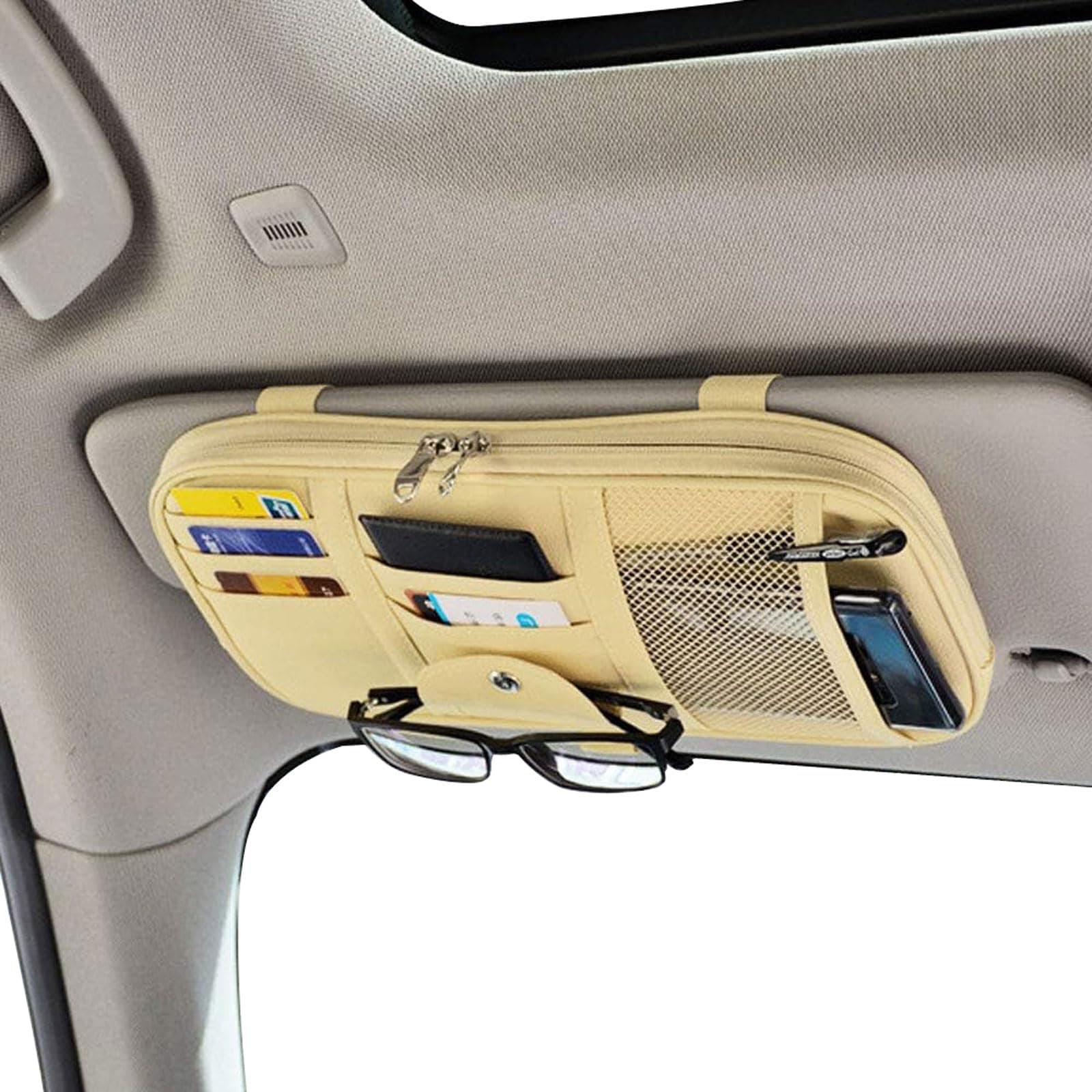 car visor organizer (Beige)