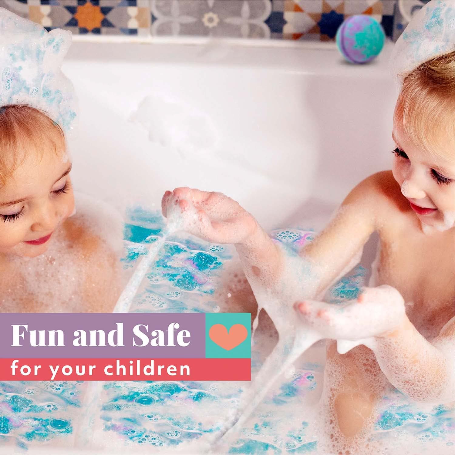 Bath Bombs XL Gift Set, 12 USA Made Extra Large Handmade Aromatherapy Fizzies with Epsom Salt and Kaolin Clay, Vegan for Women, Men, Kids