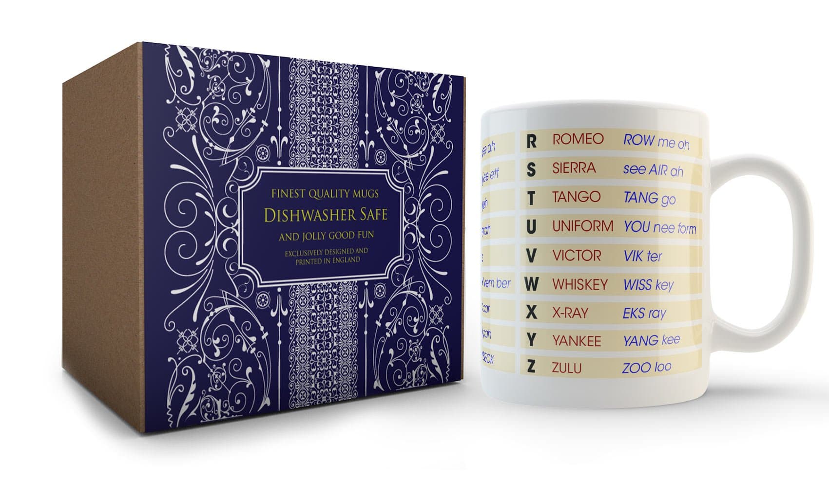 NATO Phonetic Alphabet Mug