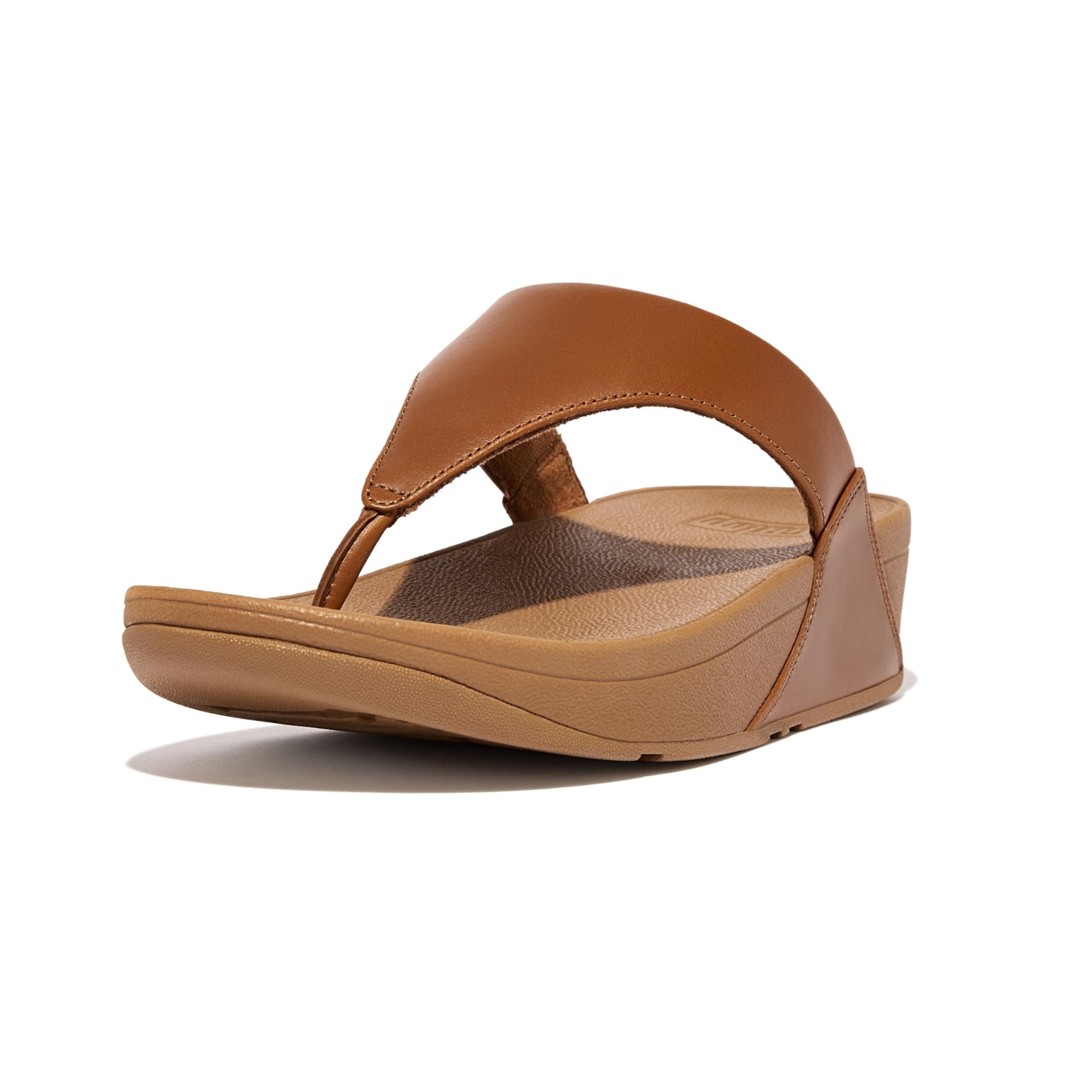 Lulu Leather Toe-Post Sandals
