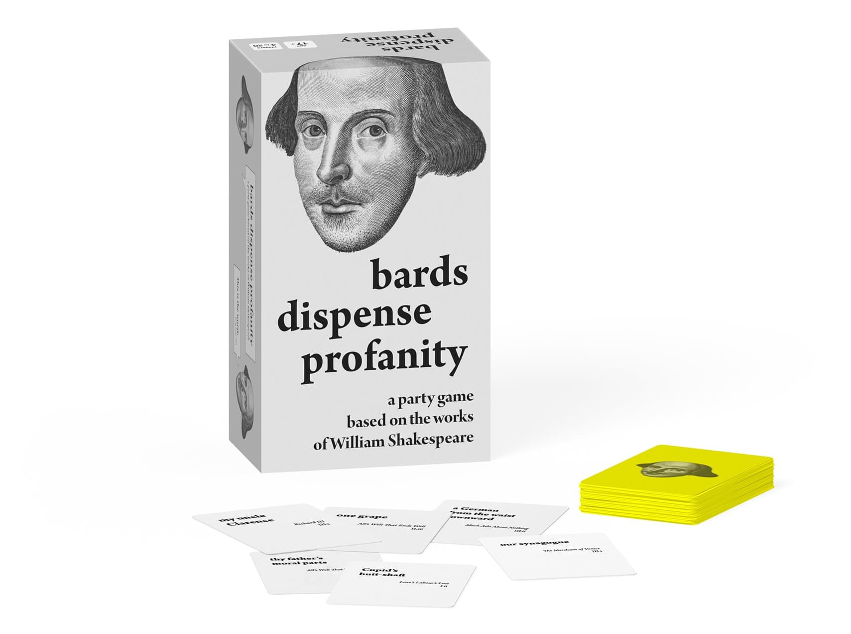 Bards Dispense Profanity: A Party Game Based on The Works of William Shakespeare