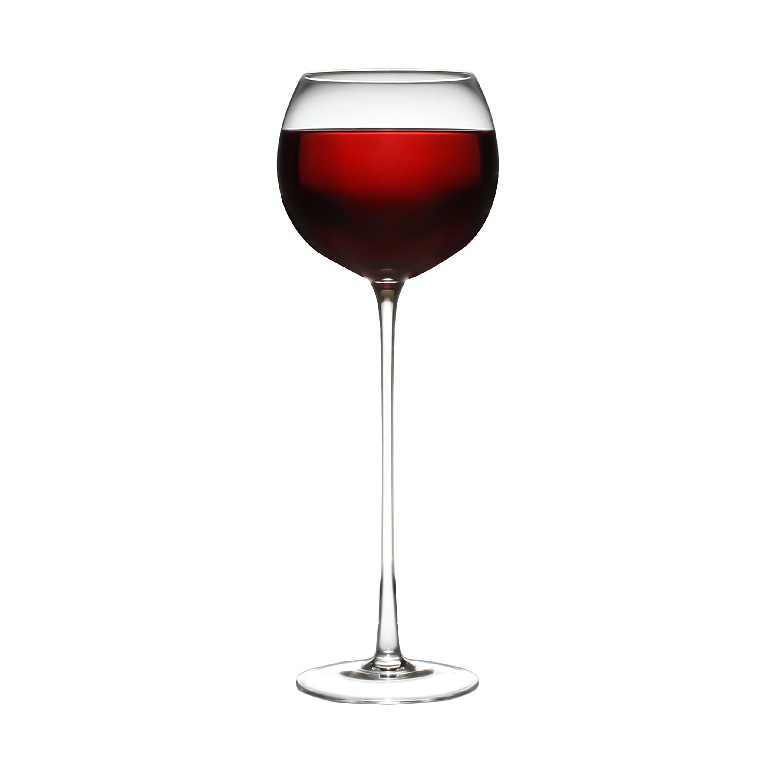 AddLiquid Red Wine Glass with 6" Stem.