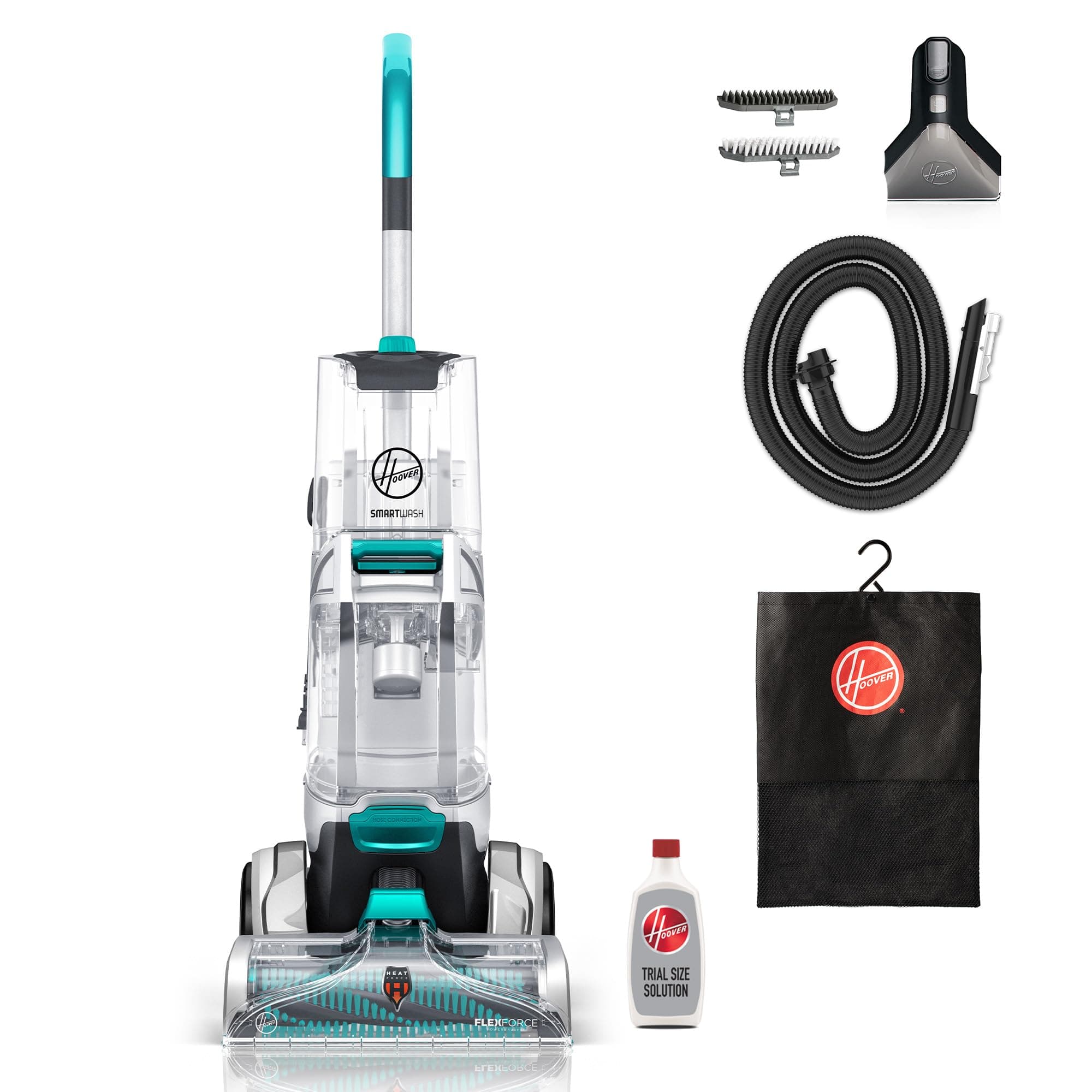 SmartWash+ Automatic Carpet Cleaner Machine for Carpet and Upholstery, Deep Cleaning Carpet Shampooer Machine, Pair with a Hoover Carpet Cleaner Solution for a Bright, Refreshed Home