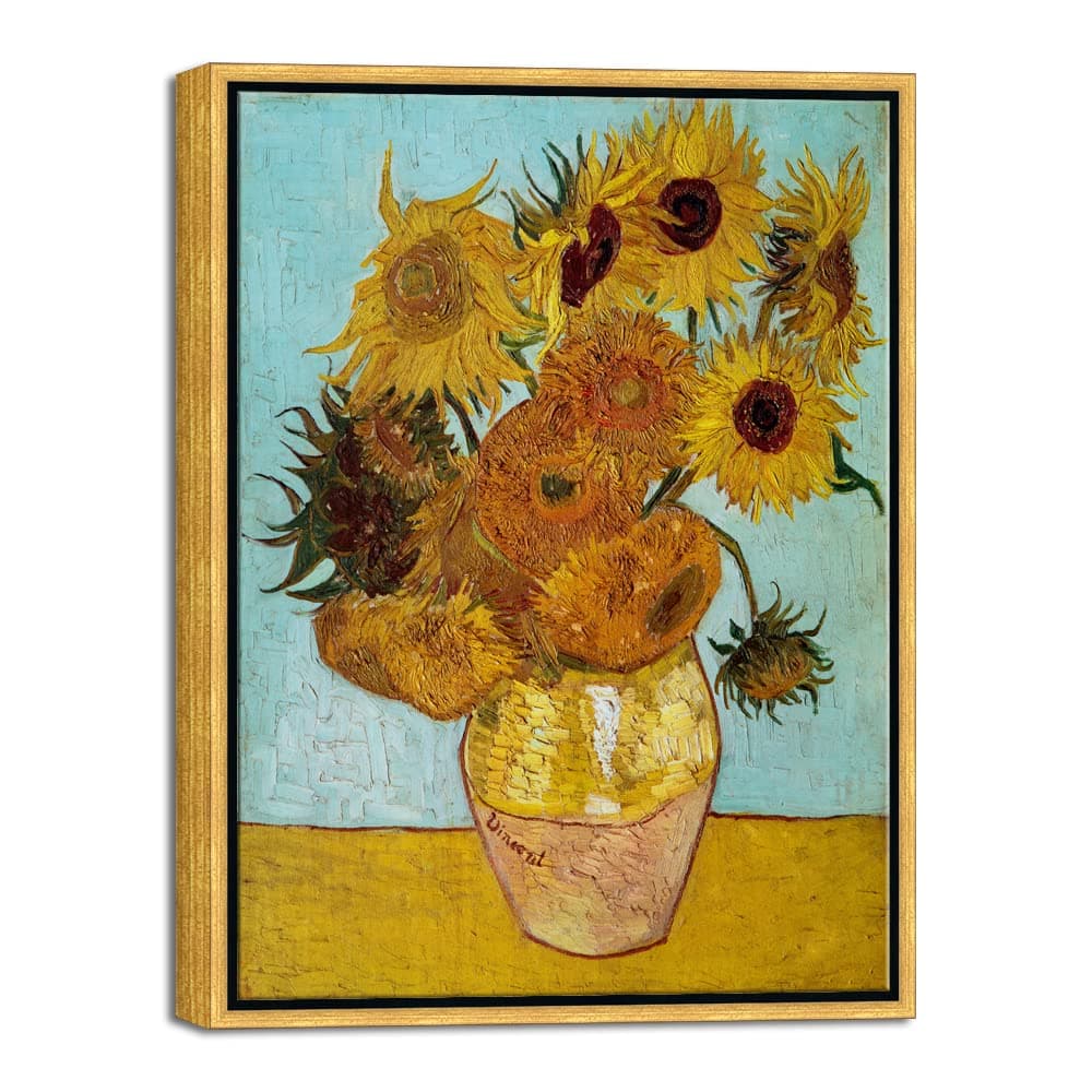 Framed Art Sunflower by Van Gogh
