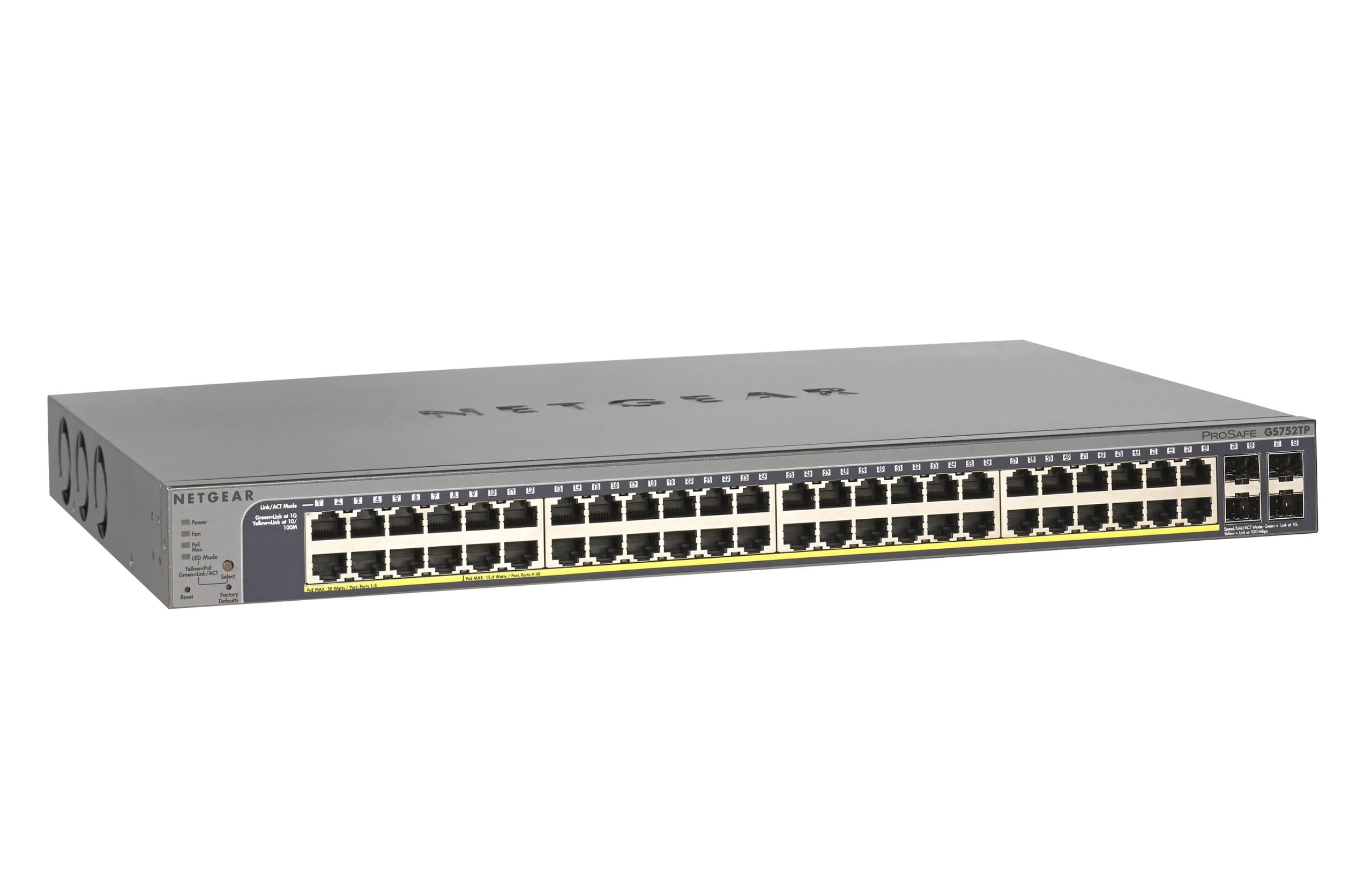 GS752TP Gigabit Ethernet Smart Managed Pro Switch