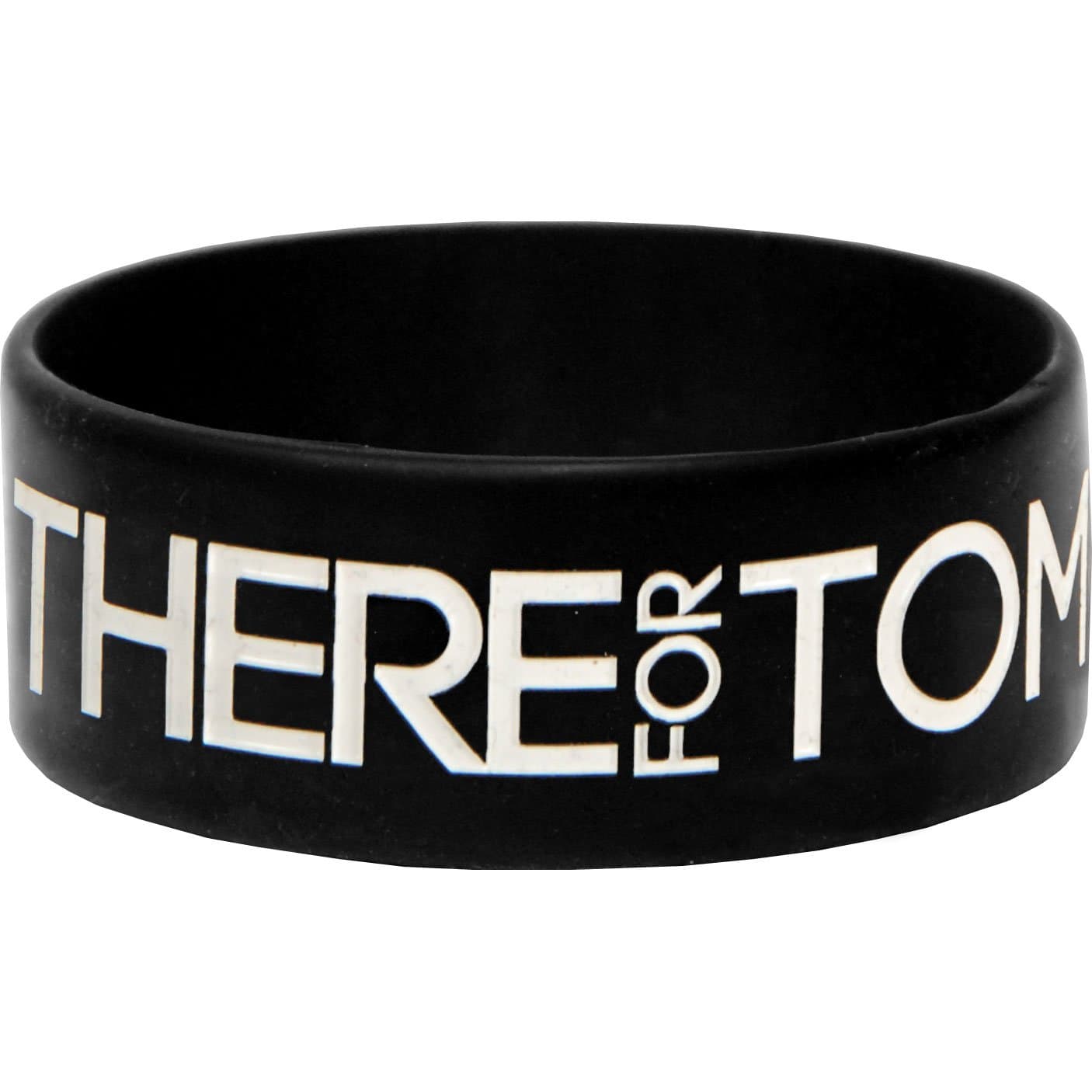 Men's Logo Rubber Bracelet Black