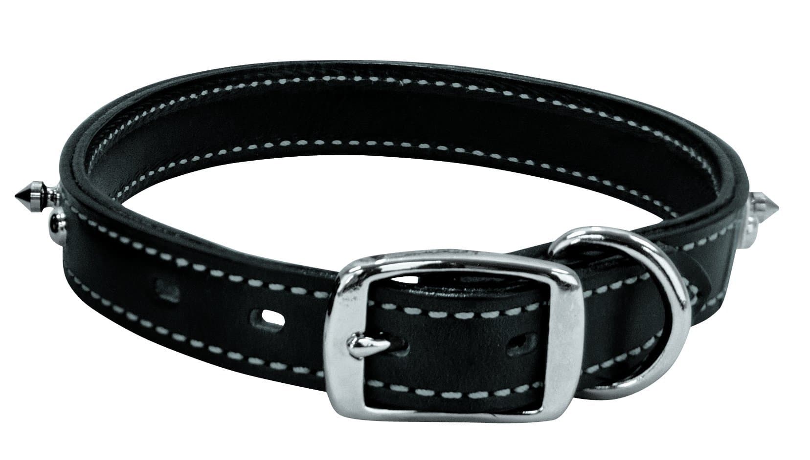 Weaver Leather 1" x 19" Spike Collar, Medium, Black