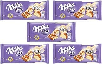 Milka Bubbly White Chocolate, 95g/3.35oz (PACK OF 5)