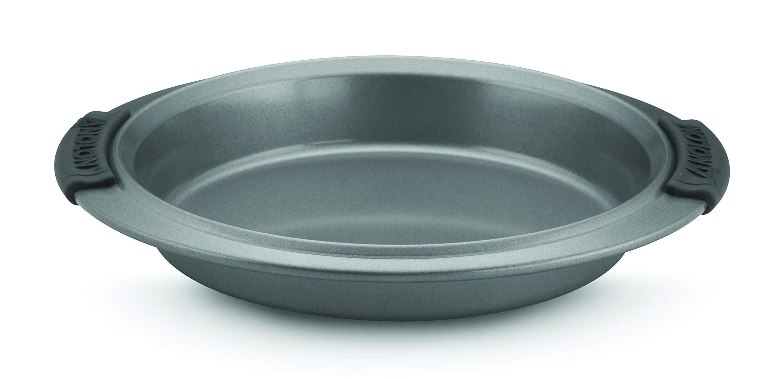 Anolon Advanced Nonstick Baking Pan / Nonstick Cake Pan, Round - 9 Inch, Gray, 1 Count (Pack of 1)