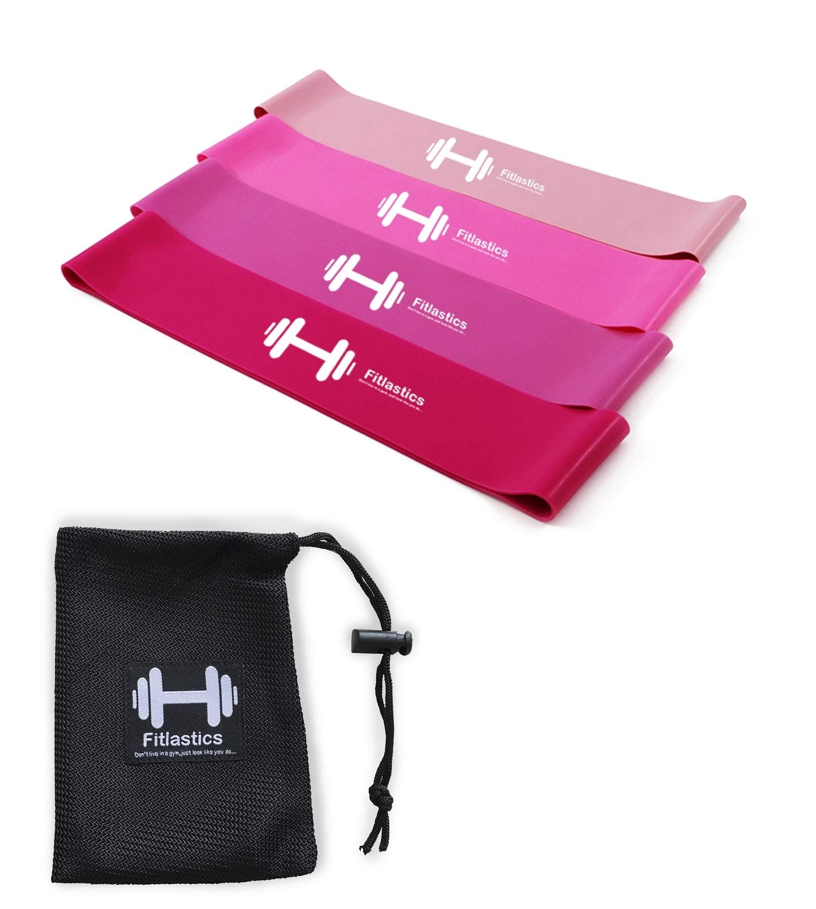 Resistance Loop Bands Set for Squats, Stretching, Strength Training Exercises, HIPS & Glutes Heavy Workouts for Men & Women