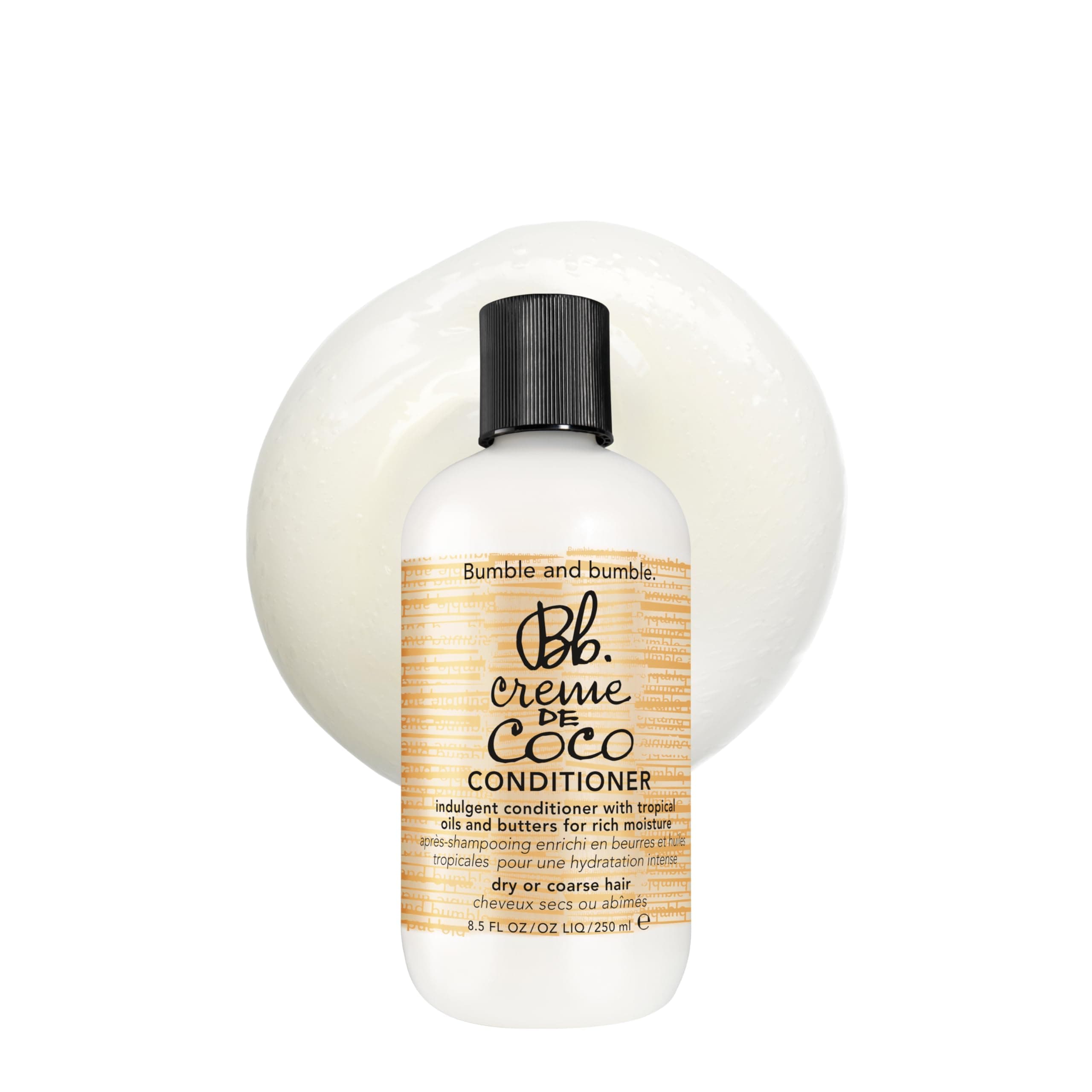 Creme De Coco Conditioner | Provides Rich Moisture and Shine | Reduces Frizz | With Coconut Kukui Nut Murumuru Butter | For Dry Medium to Thick Curly, Wavy, Straight Hair