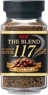 UCC The Blend 117 Instant Coffee, Instant Black Coffee, Rich Flavor, Imported from Japan, 3.17 Oz (90 g), Pack of 2