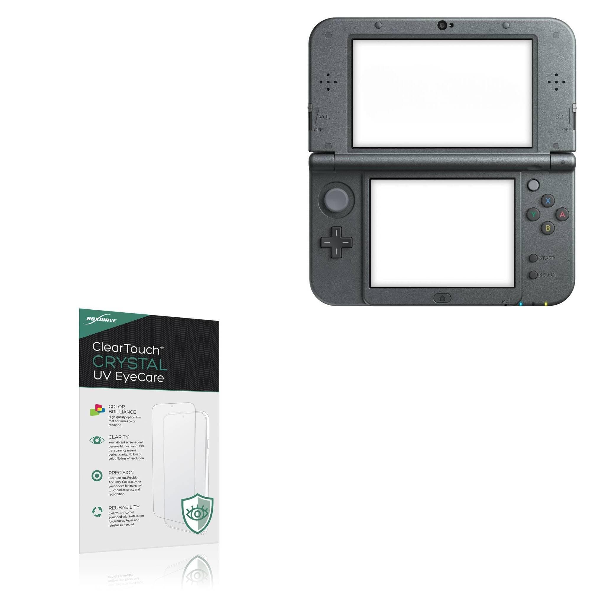 Screen Protector Compatible With Nintendo New 3DS XL - ClearTouch Crystal Anti-UV EyeCare (2-Pack), Filters out Harmful Blue Light Reduce Fatigue