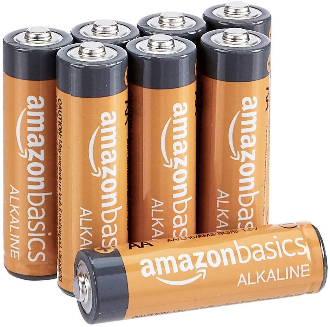 AmazonBasics AA Performance Alkaline Non-Rechargeable Batteries (8-Pack) - Appearance May Vary