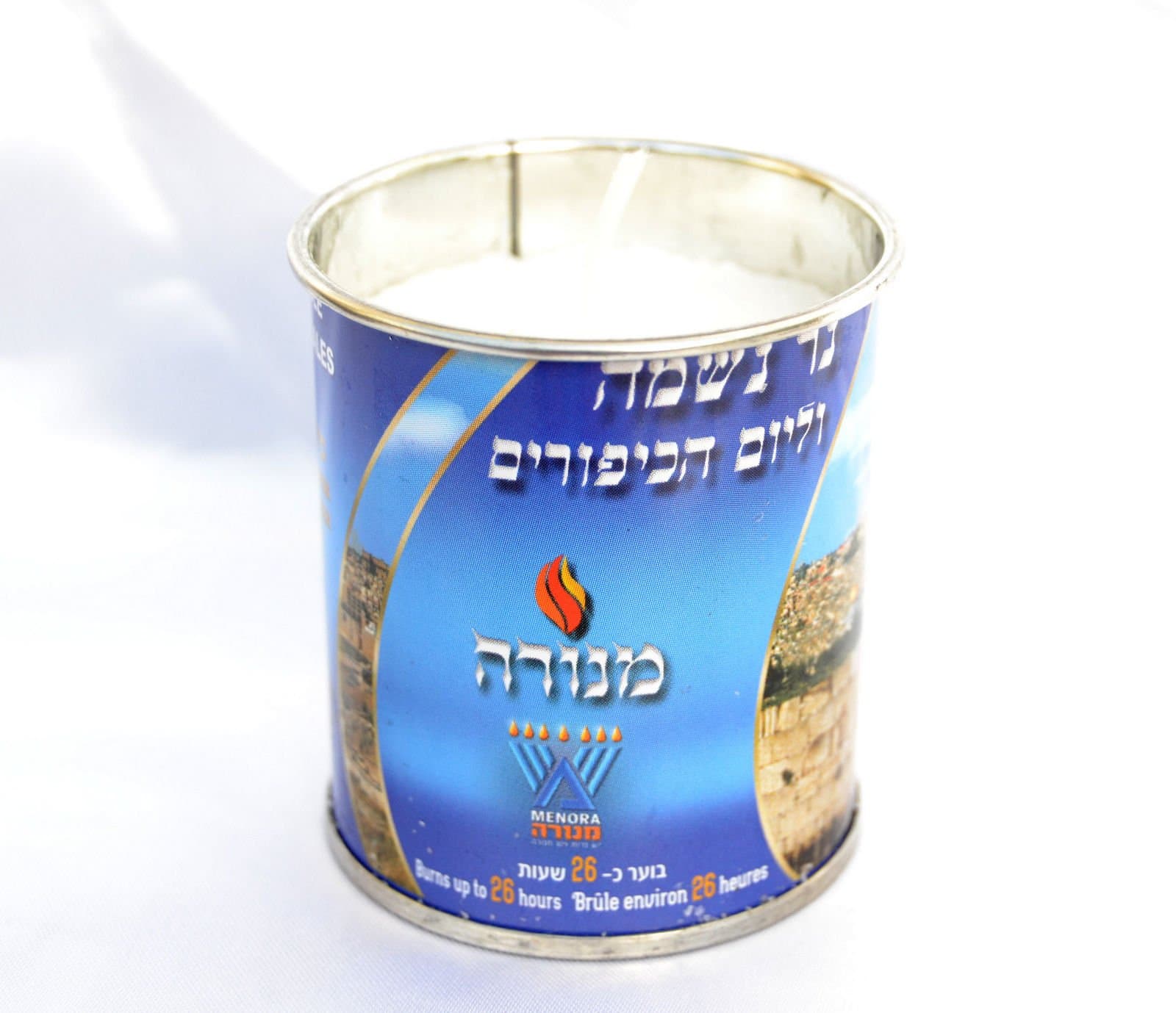 Memorial Candle in Tin, Burns 24 Hours