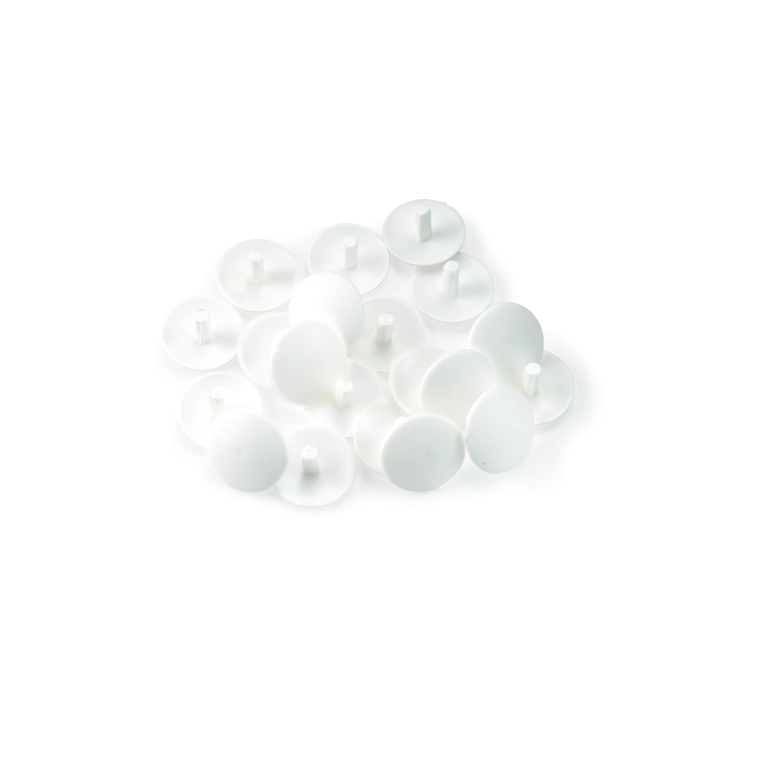 HIGHPOINT Screw Caps for 5mm (Confirmat), White, 100 pc