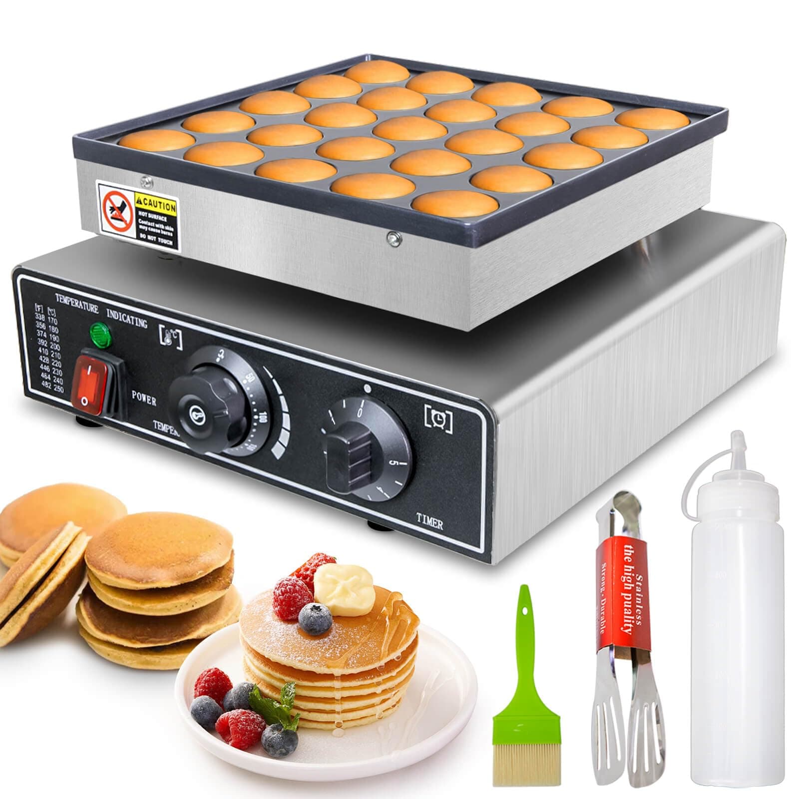 Leilifre Mini Pancake Maker 25pcs