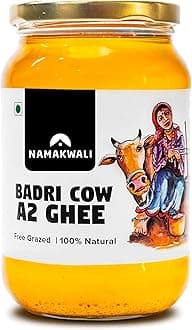 Namakwali A2 Badri Cow Ghee 500ml | Traditional Vedic Bilona Method | Curd-Ch...