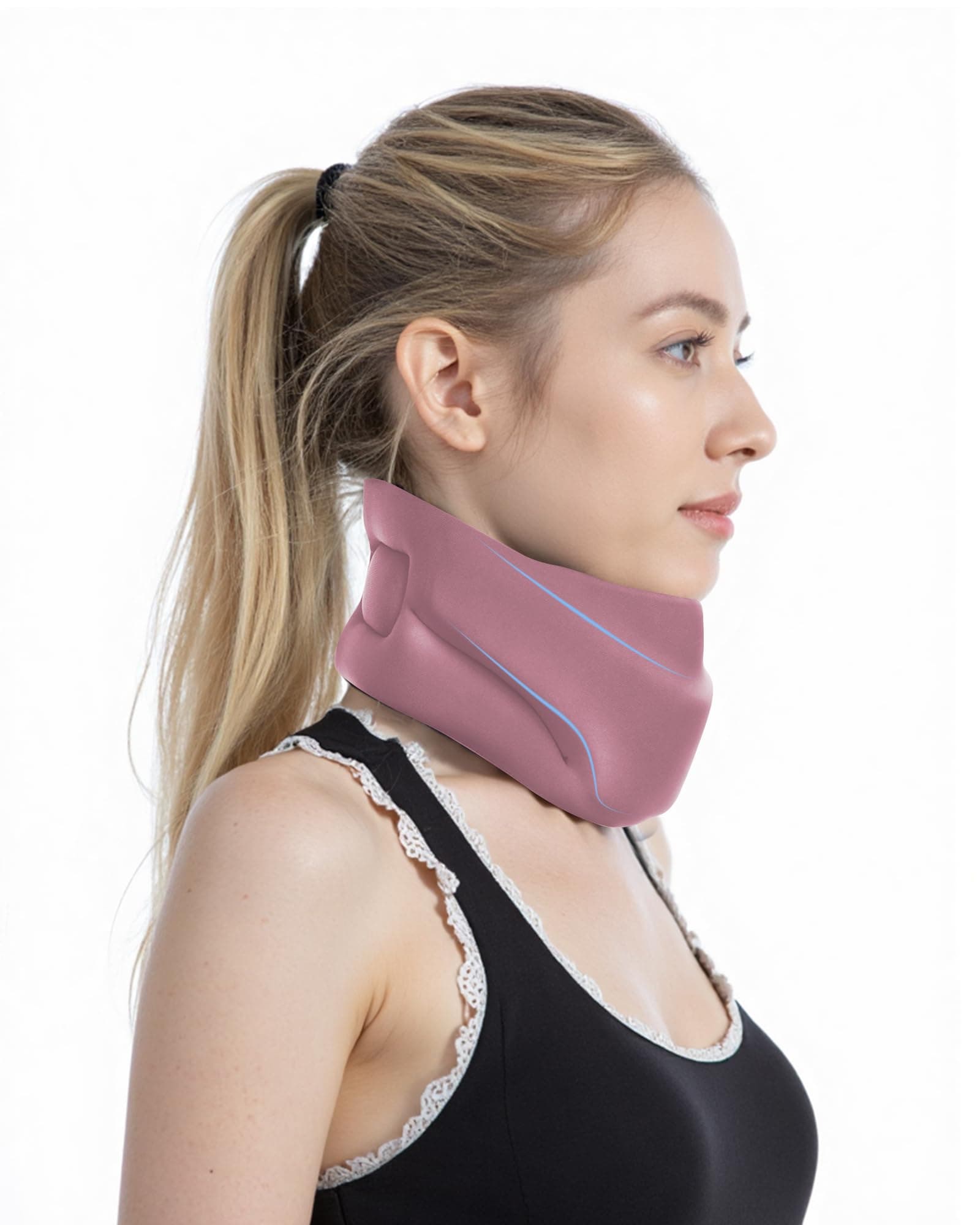 Neck Brace Cervical Collar Neck Support Pink M Size