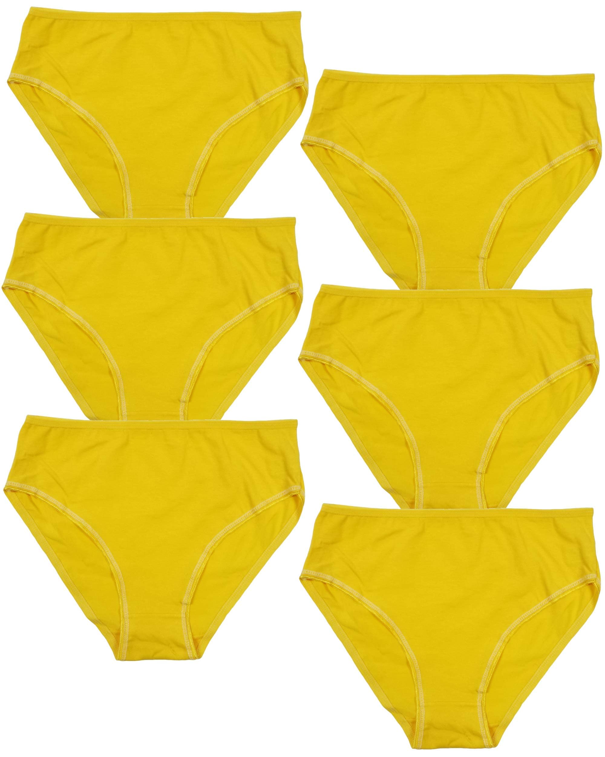 Womens' Cotton Bikini Panties (6 Pack)