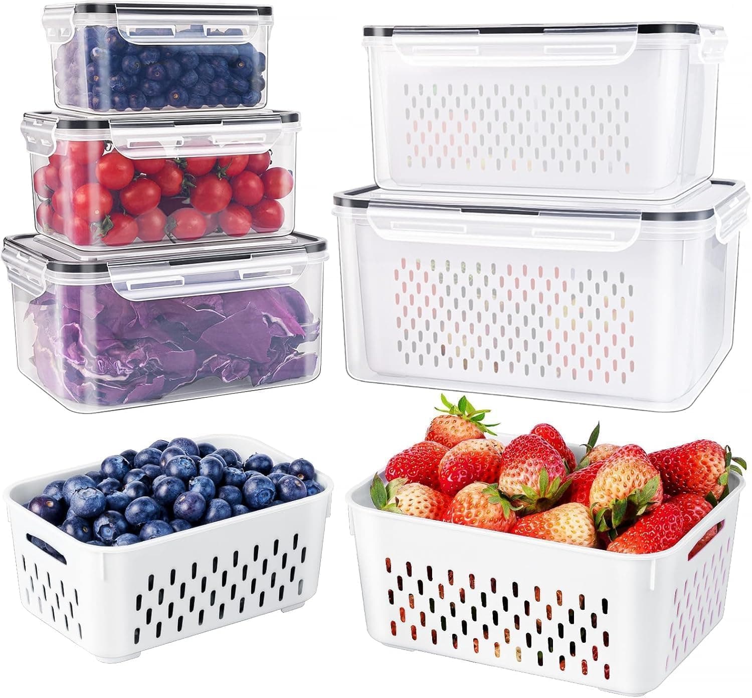 Freshmage Store Plastic Premium Microwave Stand for Kitchen Platform | Multipurpose Rack for Storage | Keep Fruits, Vegetables, Berry, Meat Fresh longer (5 Layer)